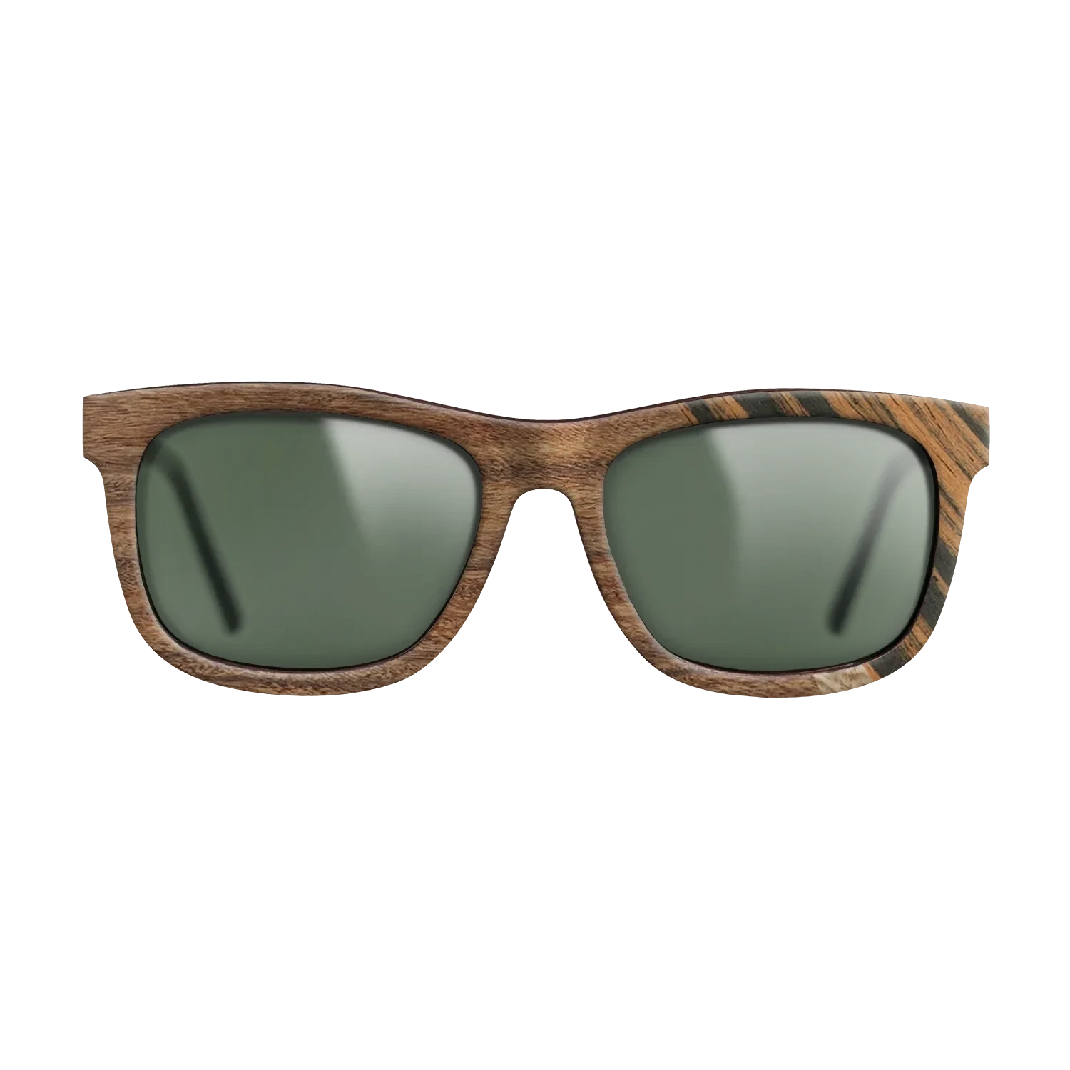 Italian Ebony,Santos Rosewood Dark,Olive Burl: Angle Cut - The Hero - Square - SIRIS wood optic