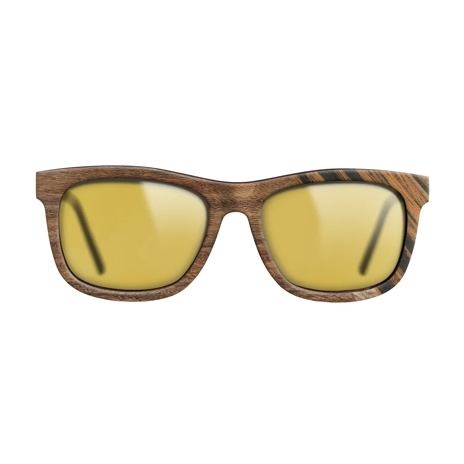 Italian Ebony,Santos Rosewood Dark,Olive Burl: Angle Cut - The Hero - Square - SIRIS wood optic