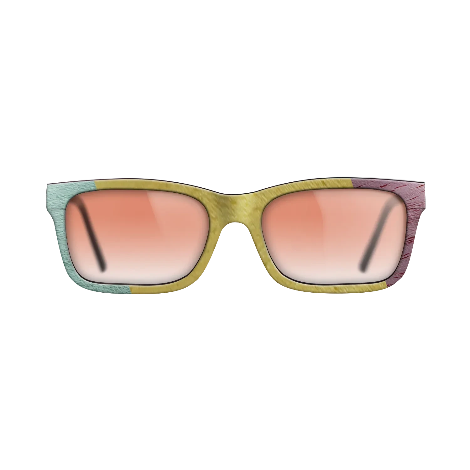 Poplar Dyed: Grey,Poplar Dyed: Yellow,Poplar Dyed: Red,Poplar Dyed: Purple: Angle Cut - The Sage - Rectangle - SIRIS wood optic