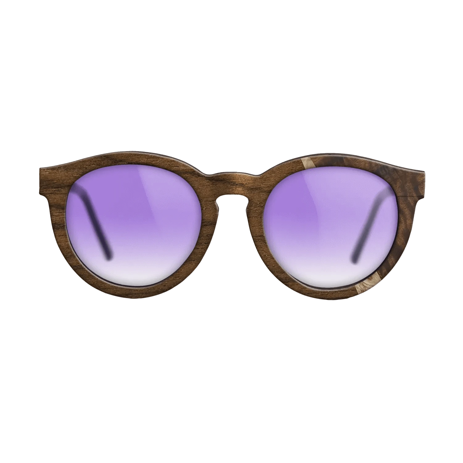 Ziricote Dark Quartered,Olive Burl,Fumed Eucalyptus: Wedge - The Rebel - Round - SIRIS wood optic