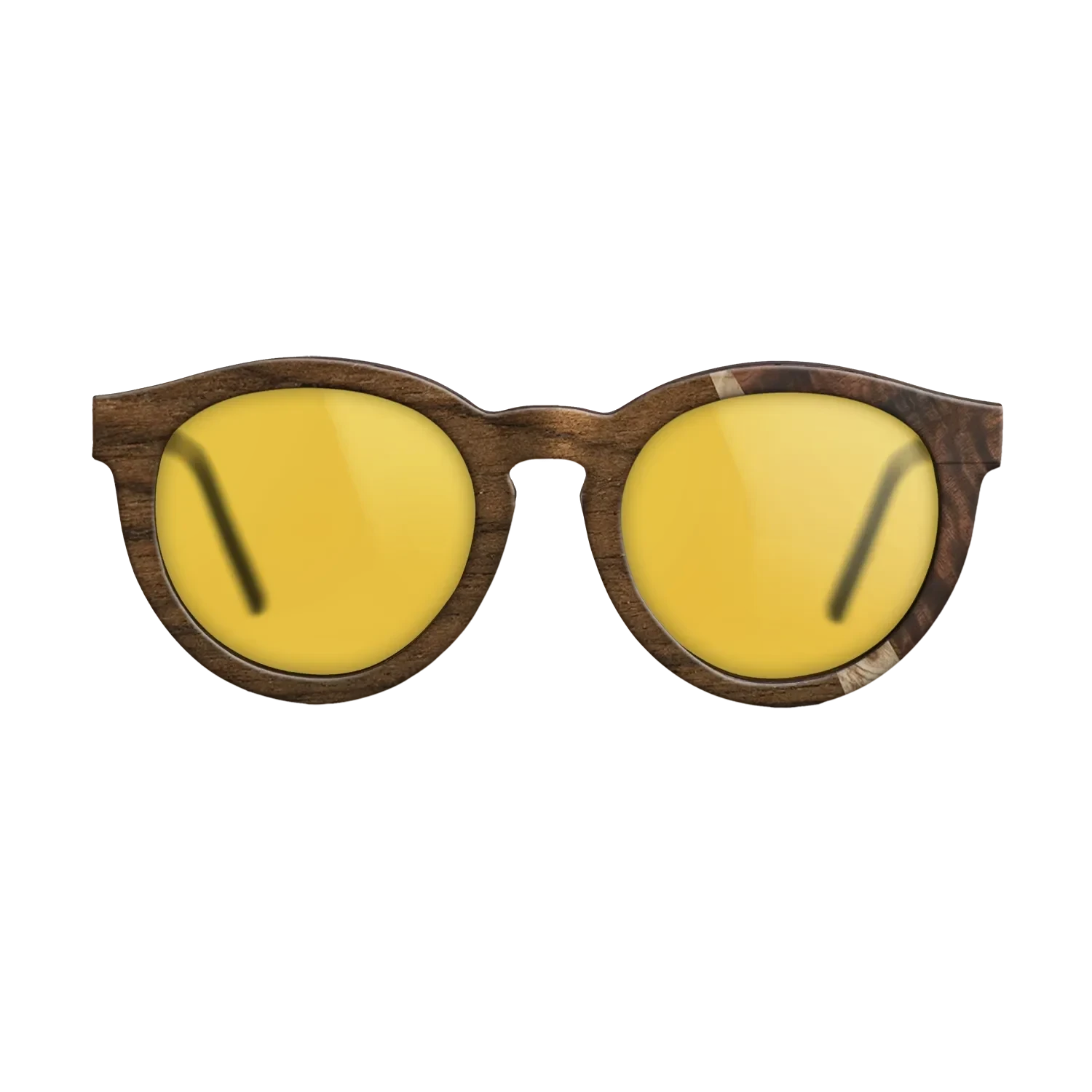 Ziricote Dark Quartered,Olive Burl,Fumed Eucalyptus: Wedge - The Rebel - Round - SIRIS wood optic