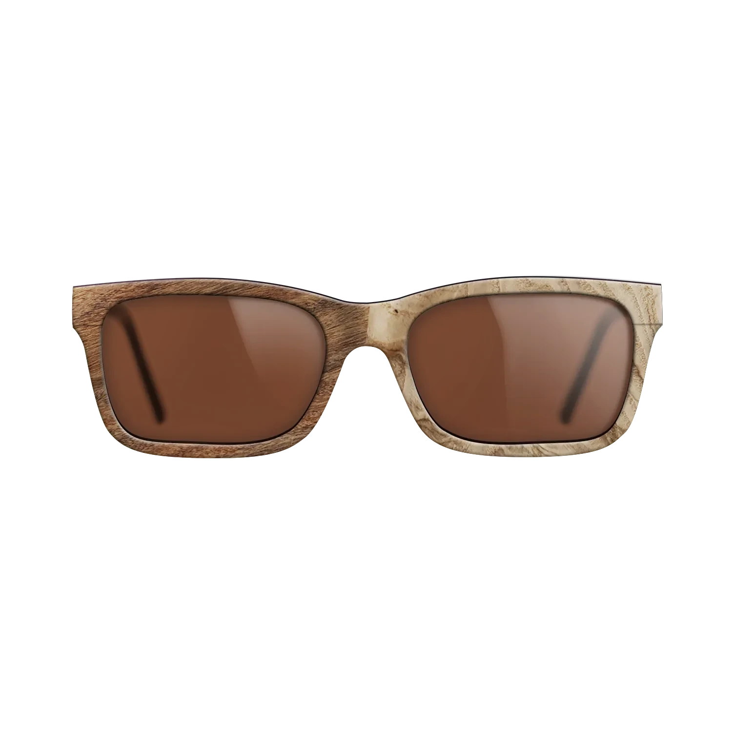 Ziricote Light Quartered,Santos Rosewood Light,Olive Burl: Patch - The Sage - Rectangle - SIRIS wood optic