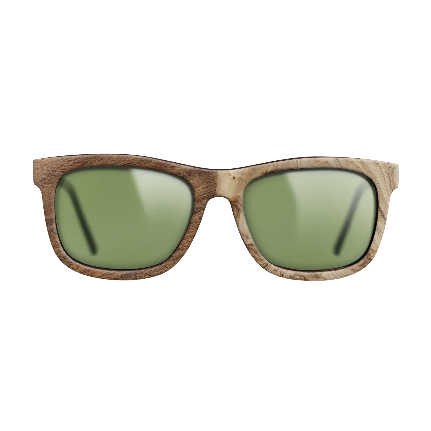 Ziricote Light Quartered,Santos Rosewood Light,Olive Burl: Patch - The Hero - Square - SIRIS wood optic