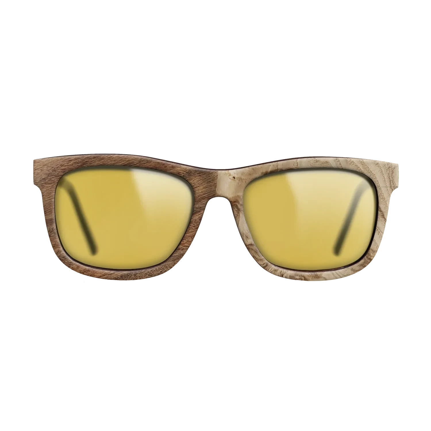 Ziricote Light Quartered,Santos Rosewood Light,Olive Burl: Patch - The Hero - Square - SIRIS wood optic