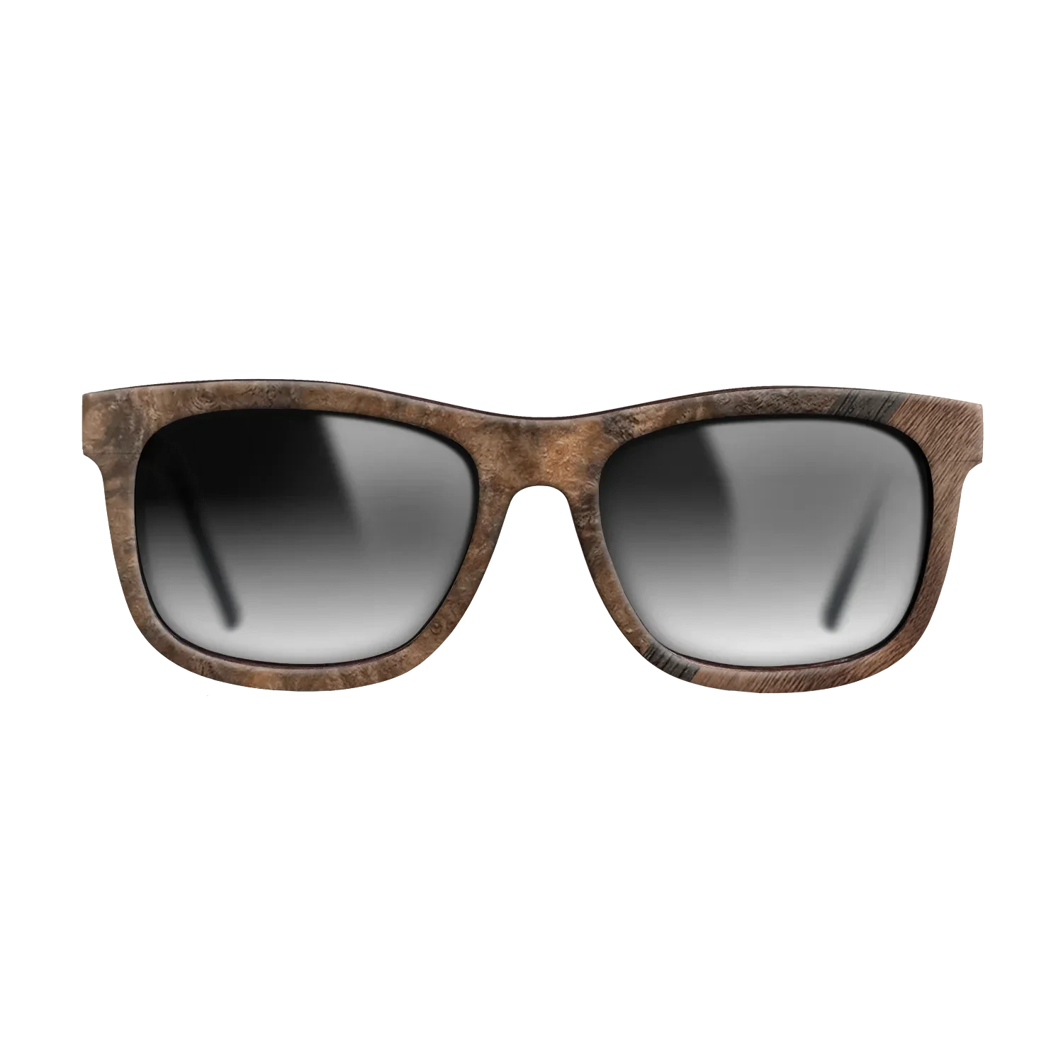 Walnut Burl,Fumed Oak,Walnut Claro Dark: Angle Cut - The Hero - Square - SIRIS wood optic