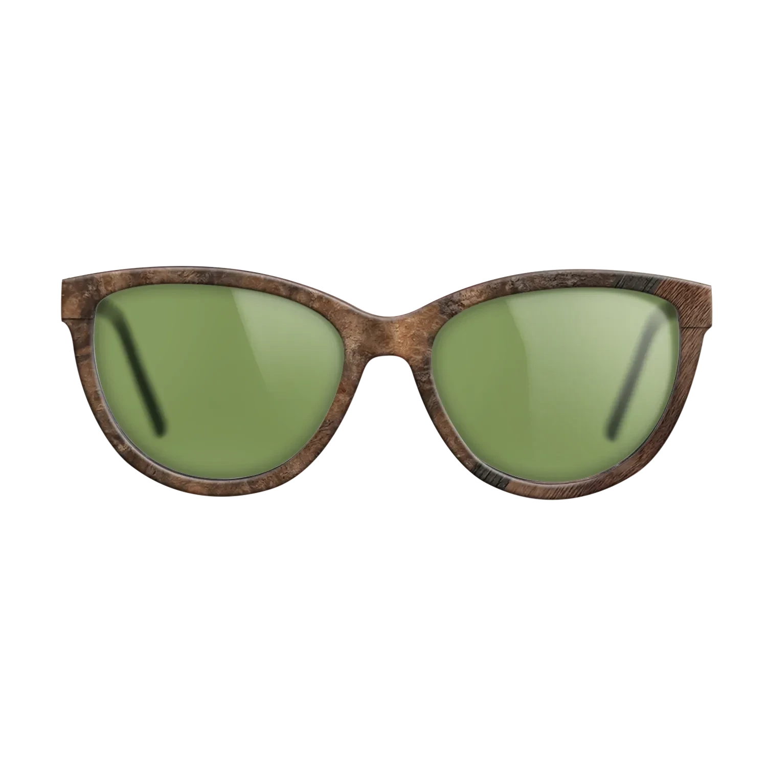 Walnut Burl,Fumed Oak,Walnut Claro Dark: Angle Cut - The Maiden - Cat - SIRIS wood optic