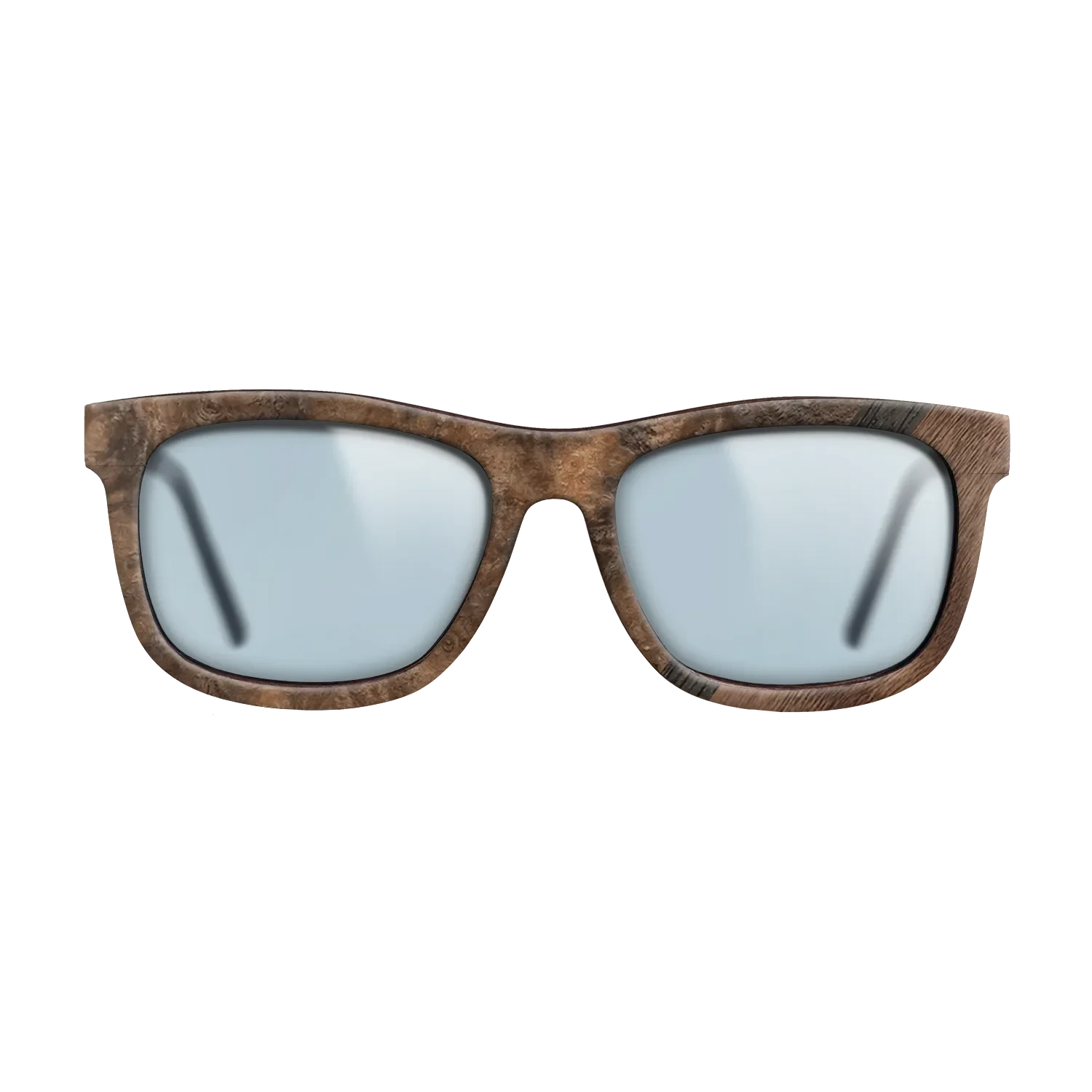 Walnut Burl,Fumed Oak,Walnut Claro Dark: Angle Cut - The Hero - Square - SIRIS wood optic