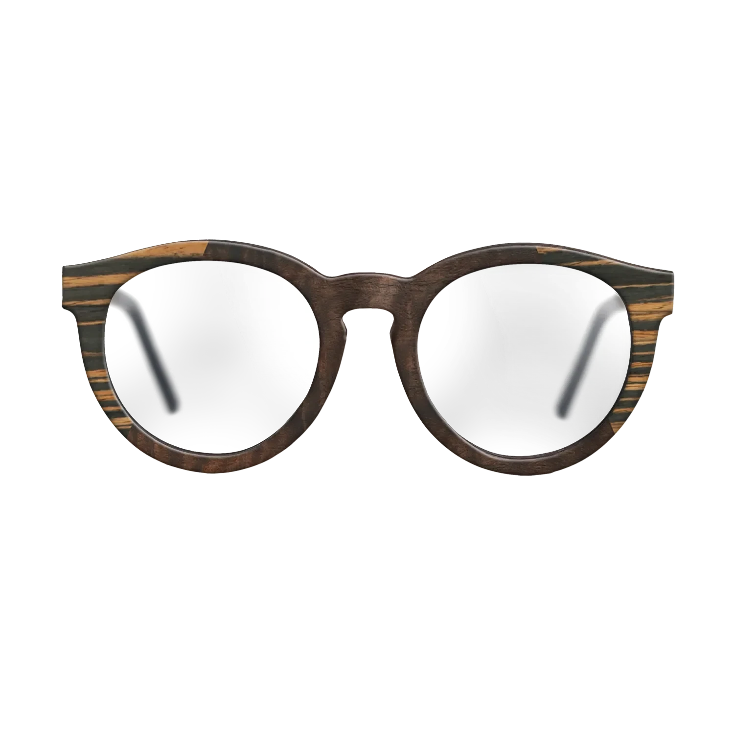 Walnut Burl,Italian Ebony,Fumed Oak,Fumed Eucalyptus: Angle Cut - The Rebel - Round - SIRIS wood optic