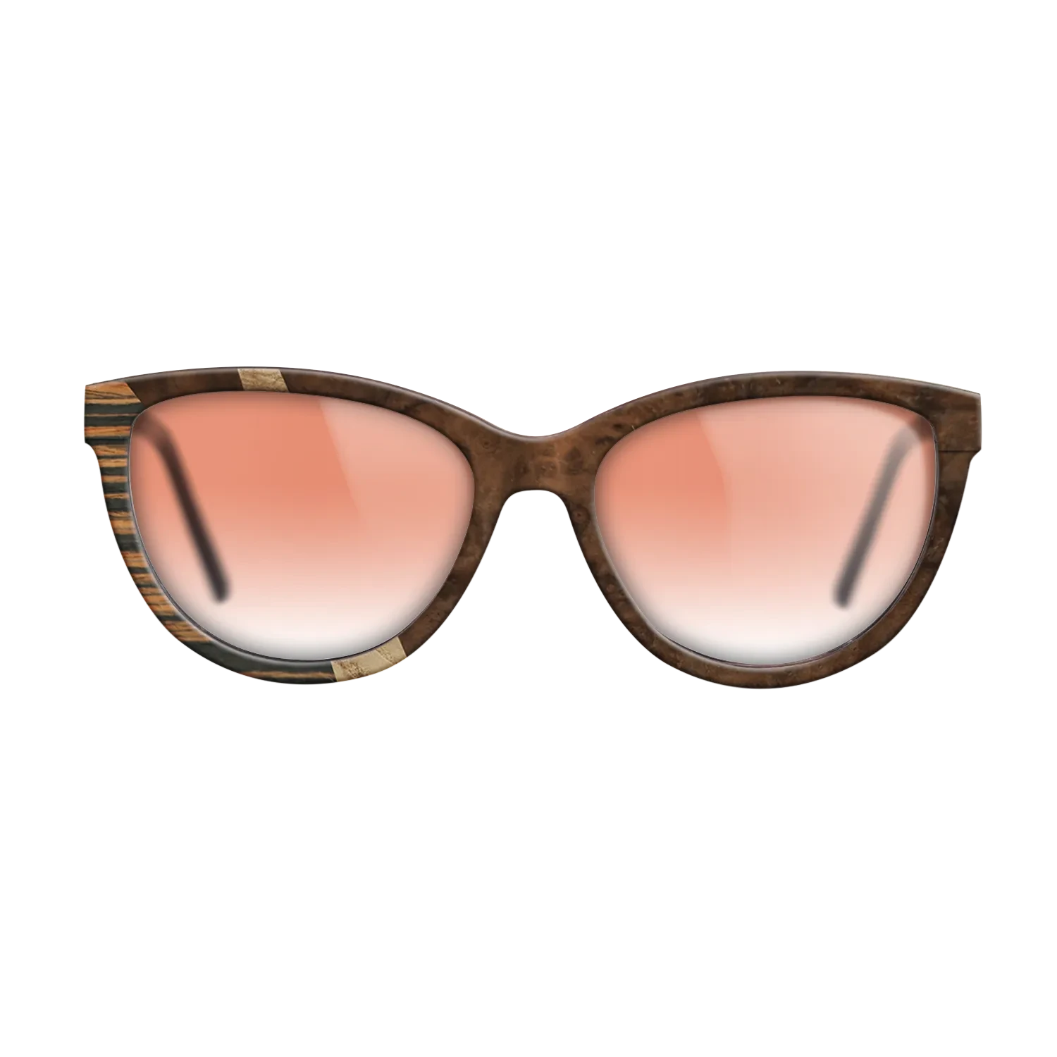 Walnut Burl,Italian Ebony,Olive Burl: Wedge - The Maiden - Cat - SIRIS wood optic