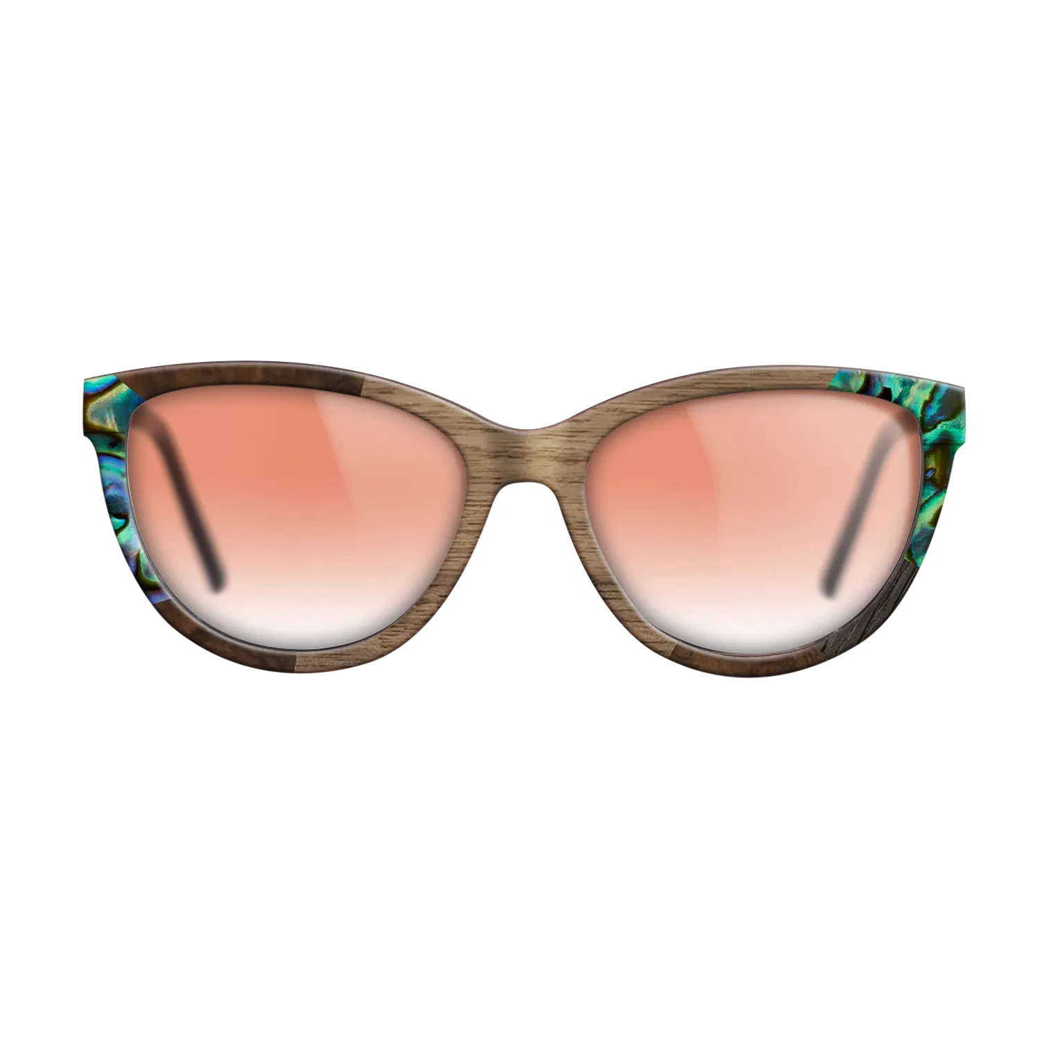 Ziricote Dark Quartered,Abalone Shell,Walnut: Straight Grain,Fumed Oak: Mosaic - The Maiden - Cat - SIRIS wood optic