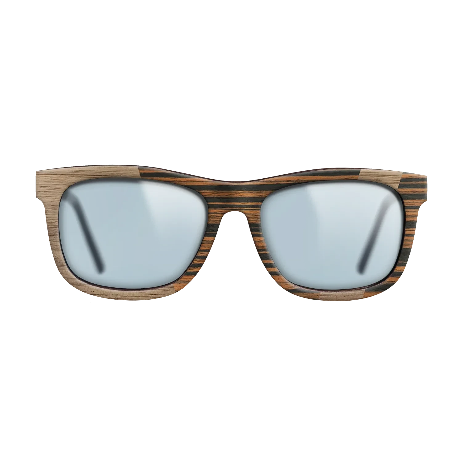 Walnut: Straight Grain,Italian Ebony: Angle Cut - The Hero - Square - SIRIS wood optic