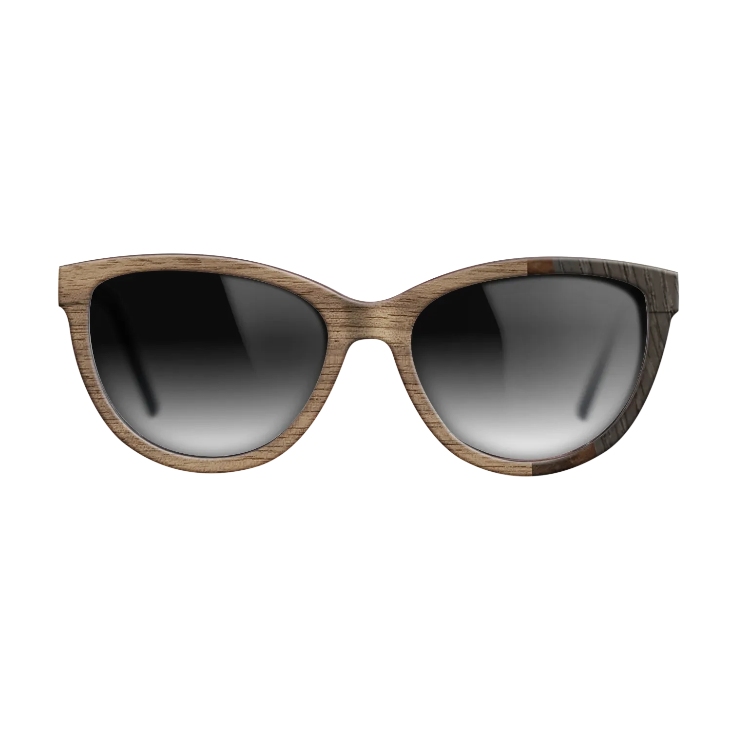 Walnut: Straight Grain,Walnut Burl,Poplar Dyed: Turquoise,Fumed Oak: Fractal - The Maiden - Cat - SIRIS wood optic