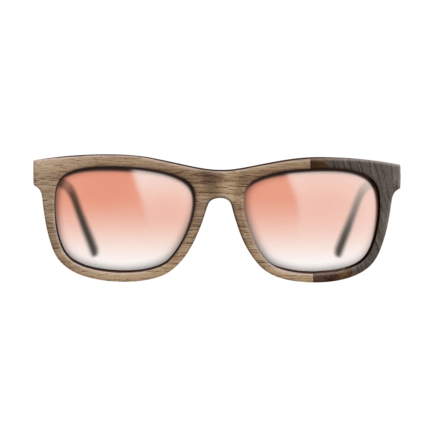 Walnut: Straight Grain,Walnut Burl,Poplar Dyed: Turquoise,Fumed Oak: Fractal - The Hero - Square - SIRIS wood optic