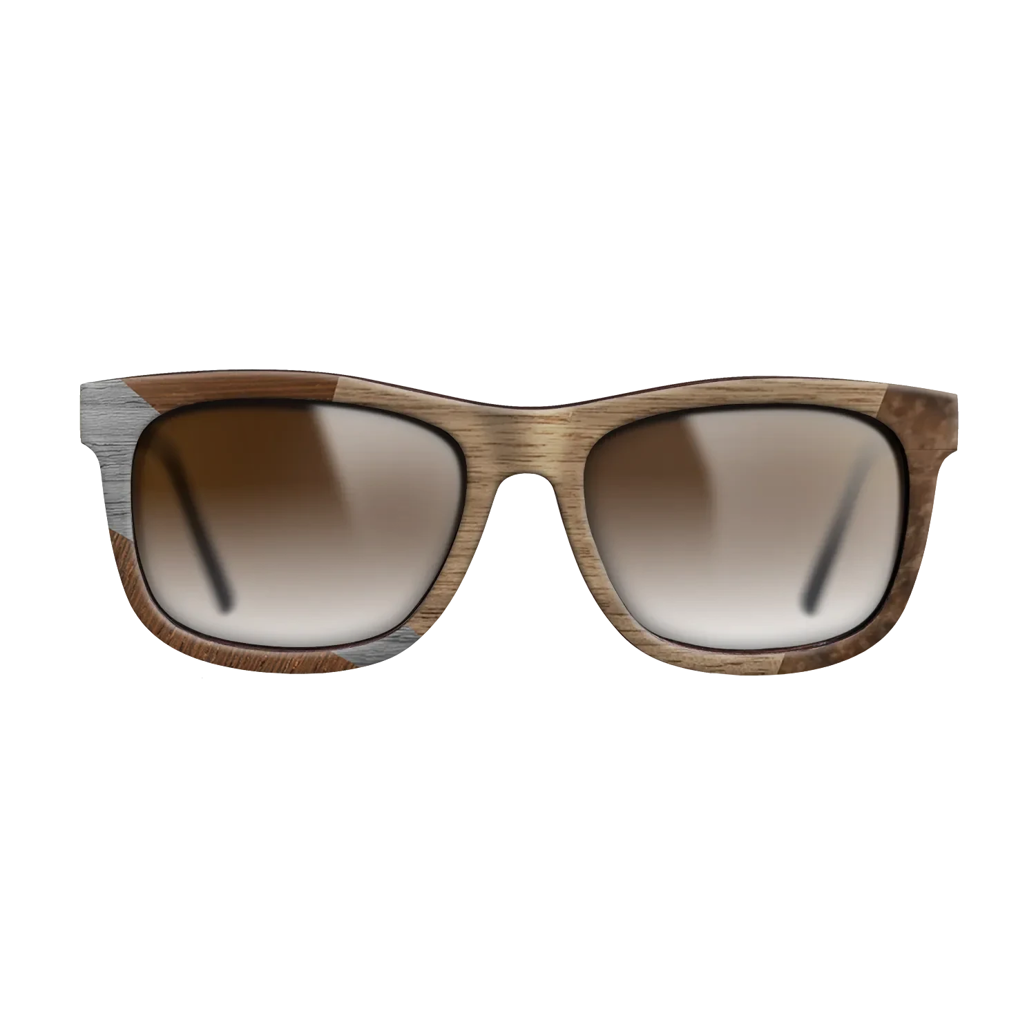 Walnut: Straight Grain,Wenge,Poplar Dyed: Grey: Bauhaus - The Hero - Square - SIRIS wood optic