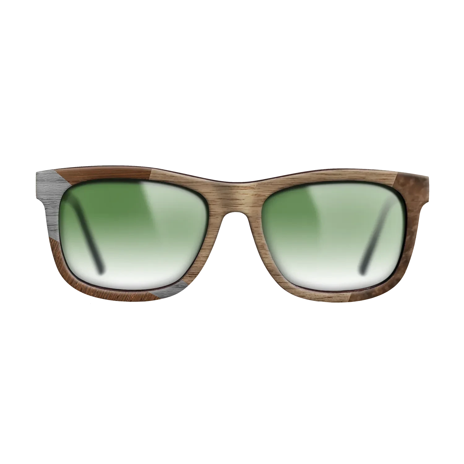 Walnut: Straight Grain,Wenge,Poplar Dyed: Grey: Bauhaus - The Hero - Square - SIRIS wood optic