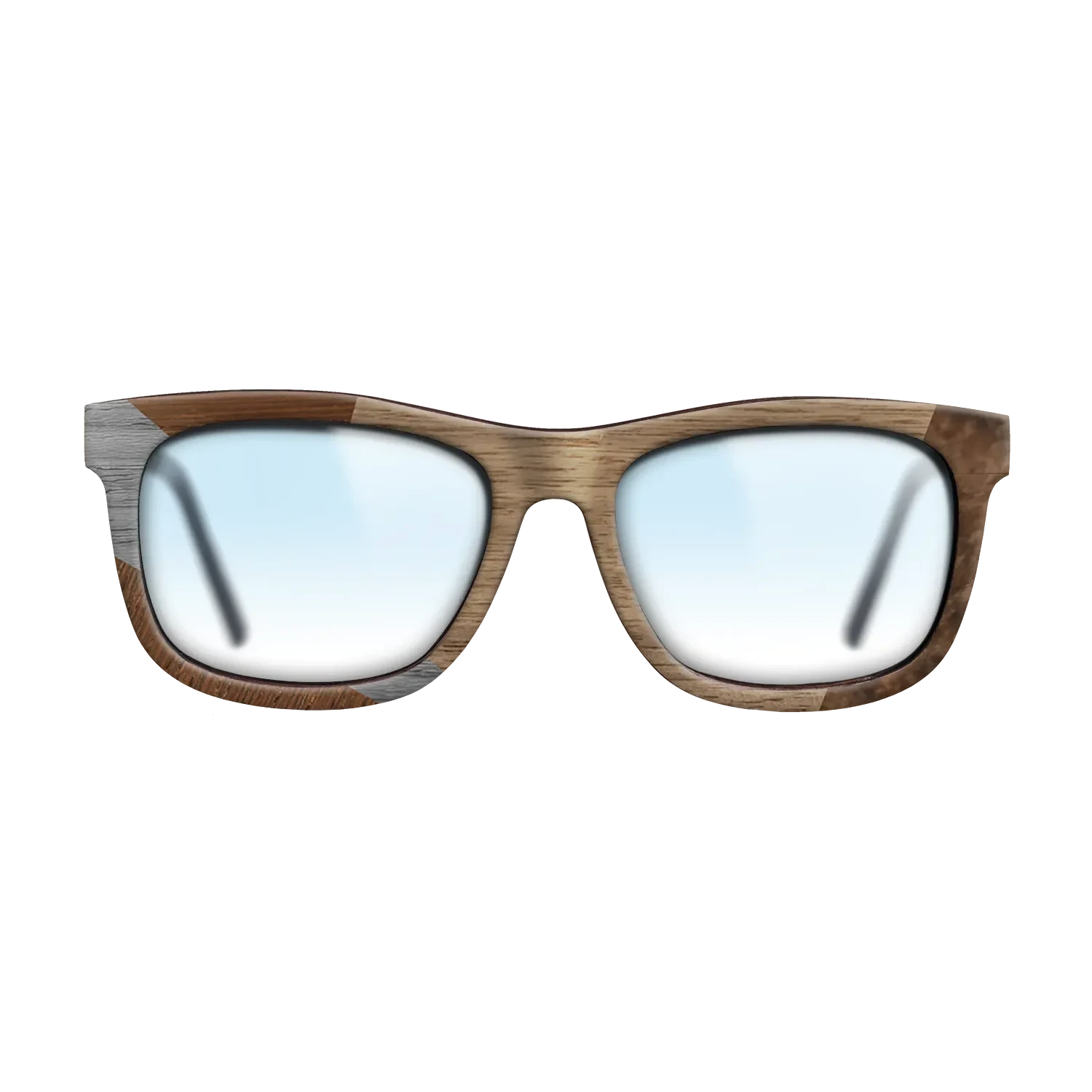 Walnut: Straight Grain,Wenge,Poplar Dyed: Grey: Bauhaus - The Hero - Square - SIRIS wood optic