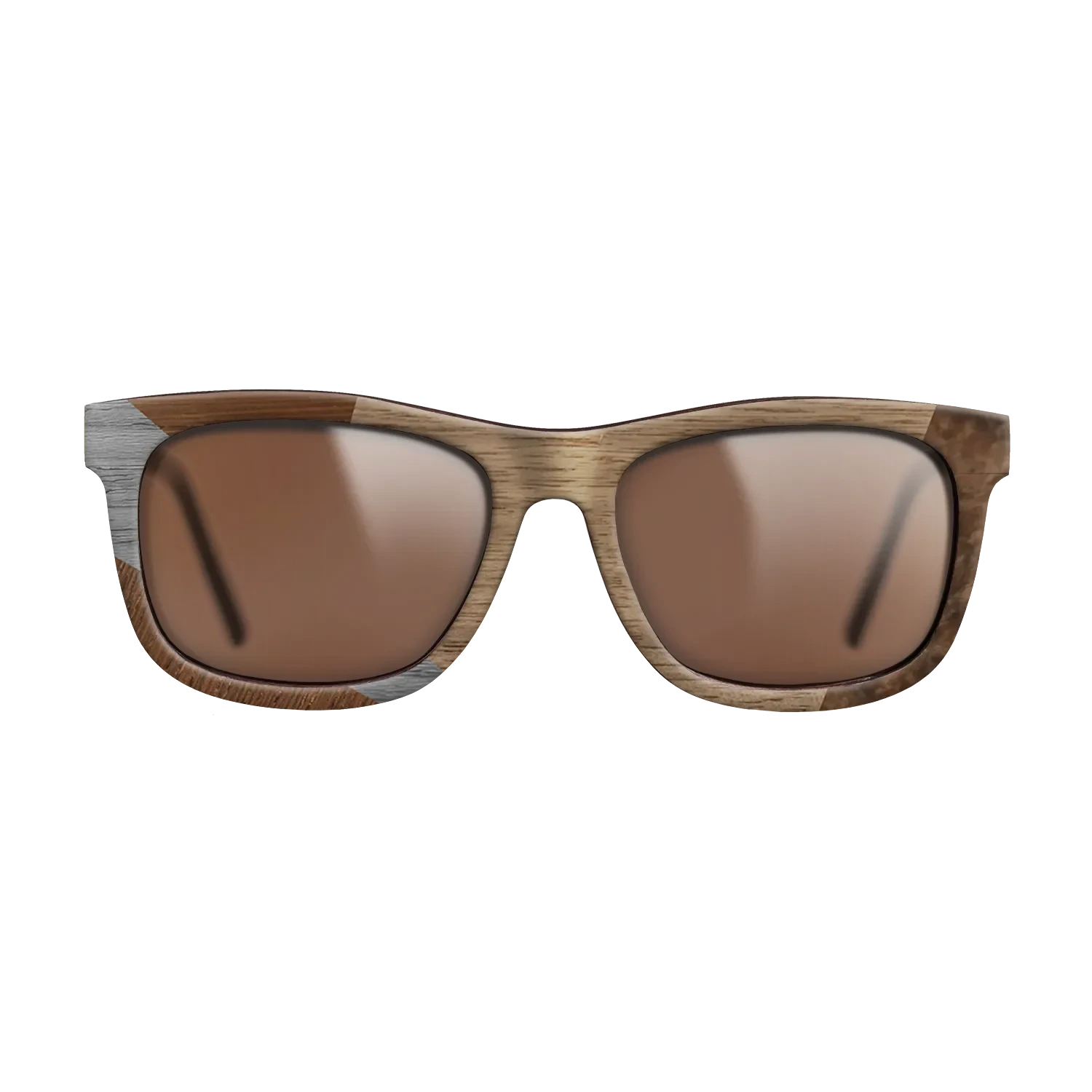 Walnut: Straight Grain,Wenge,Poplar Dyed: Grey: Bauhaus - The Hero - Square - SIRIS wood optic