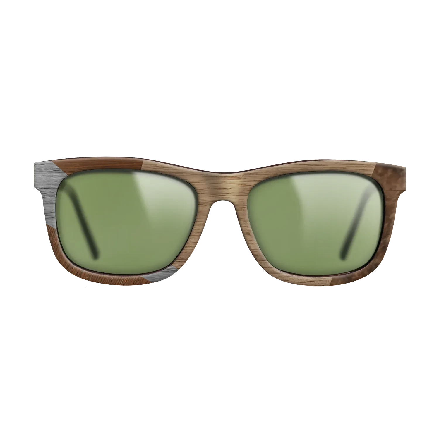 Walnut: Straight Grain,Wenge,Poplar Dyed: Grey: Bauhaus - The Hero - Square - SIRIS wood optic