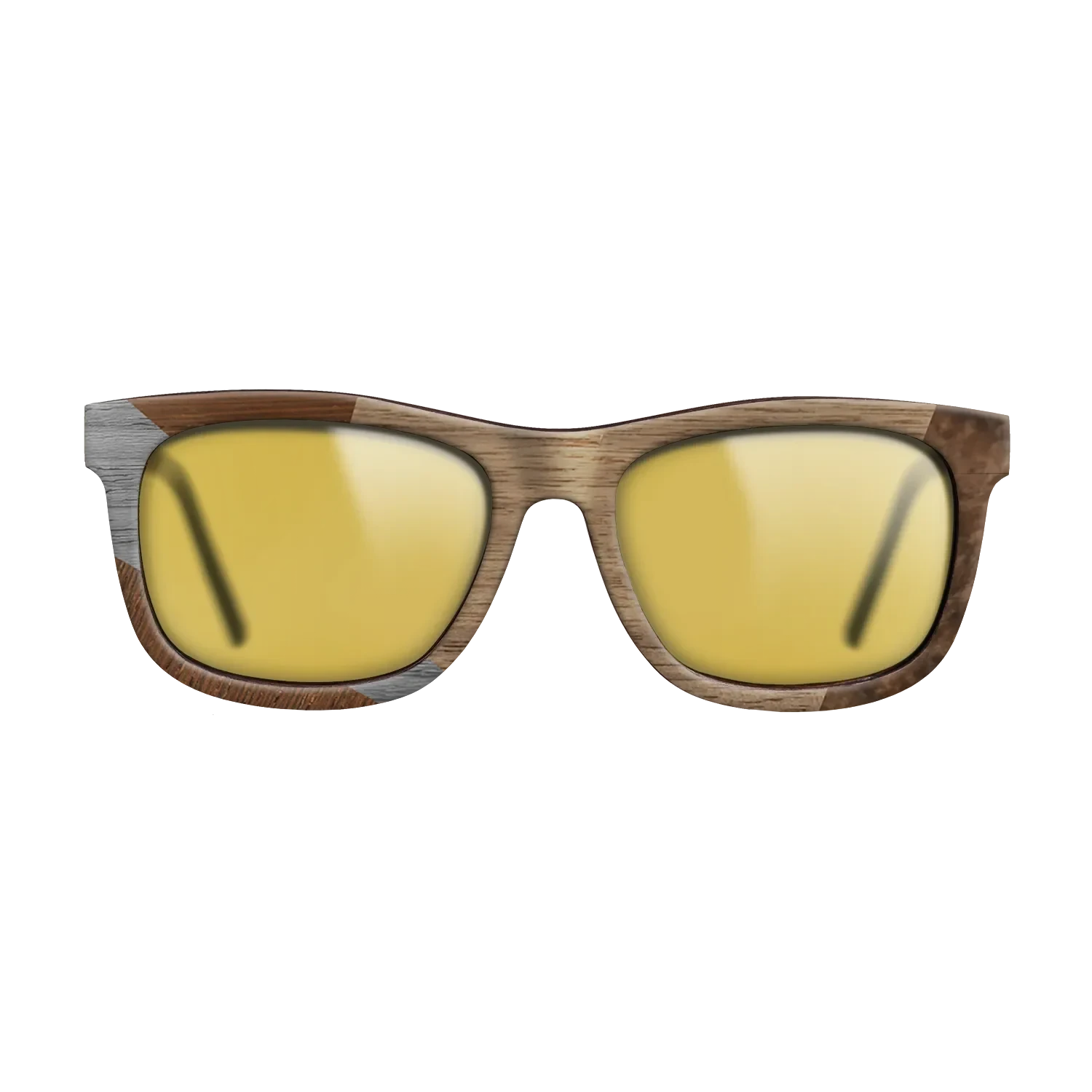 Walnut: Straight Grain,Wenge,Poplar Dyed: Grey: Bauhaus - The Hero - Square - SIRIS wood optic