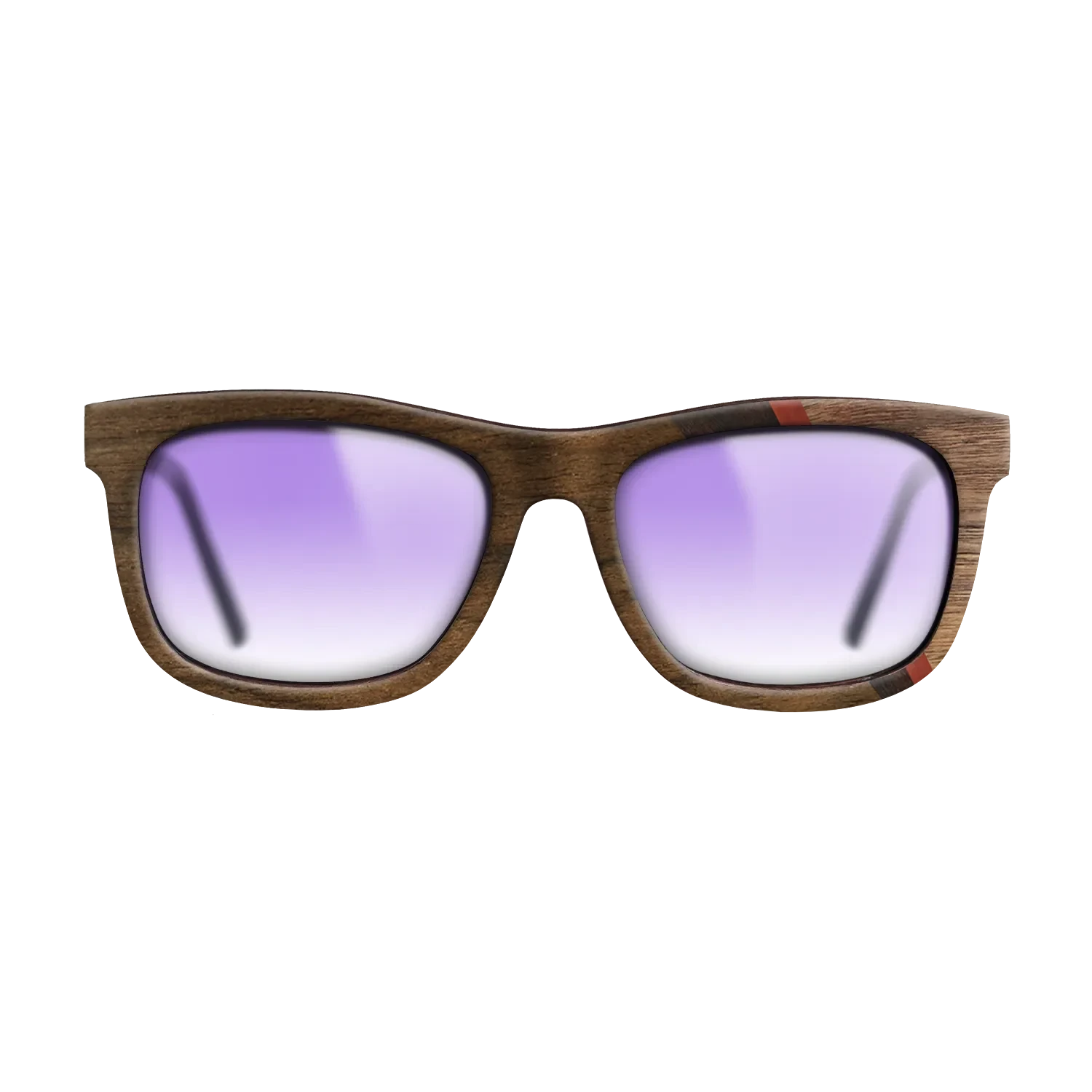 Ziricote Dark Quartered,Fumed Eucalyptus,Poplar Dyed: Red,Walnut Claro Light: Bauhaus - The Hero - Square - SIRIS wood optic