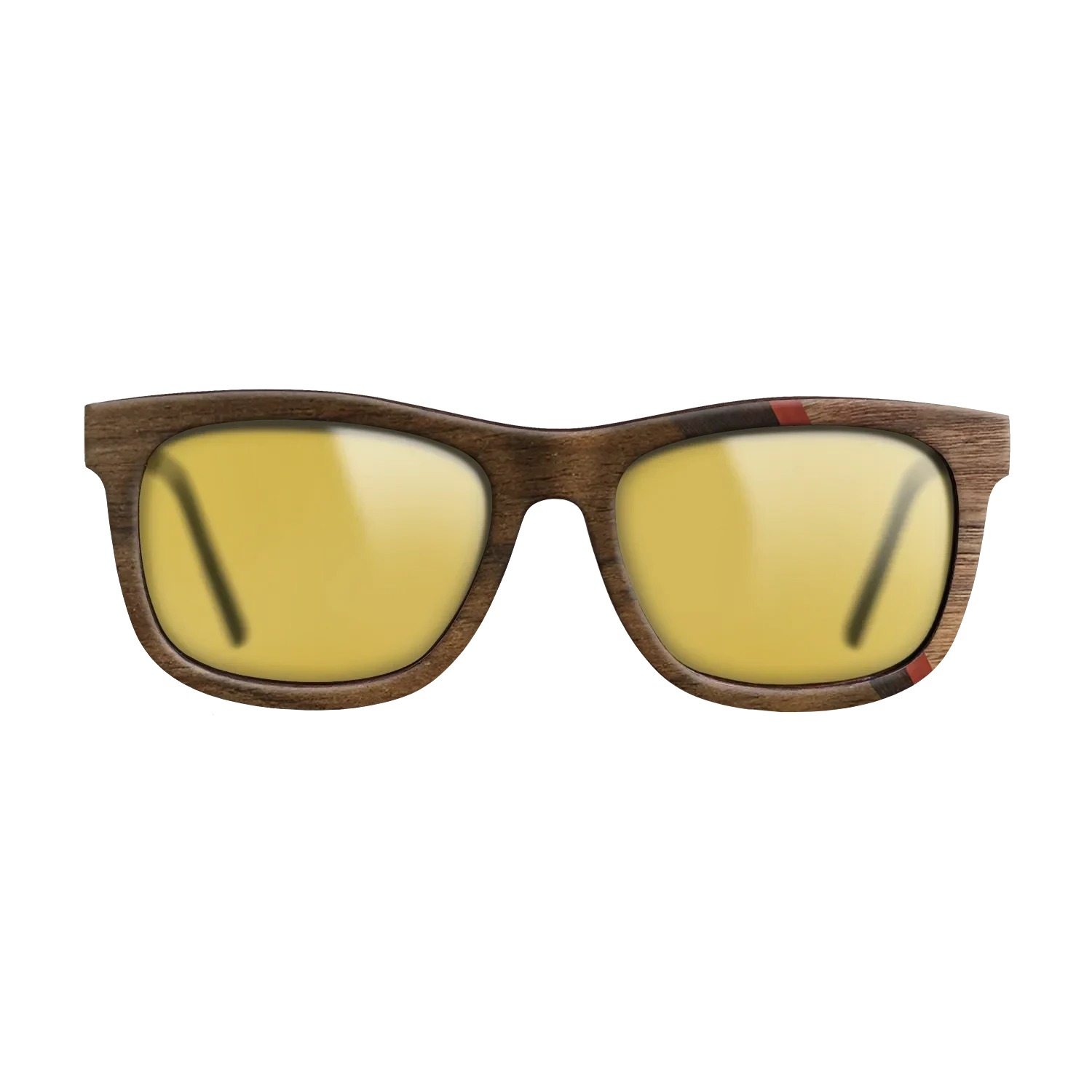 Ziricote Dark Quartered,Fumed Eucalyptus,Poplar Dyed: Red,Walnut Claro Light: Bauhaus - The Hero - Square - SIRIS wood optic