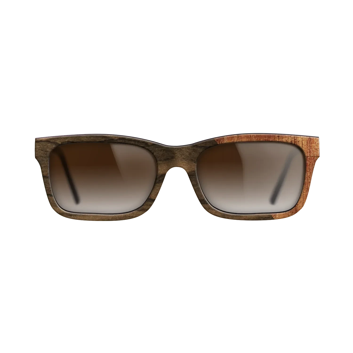 Ziricote Dark Quartered,Fumed Oak,Walnut: Straight Grain,Koa,Walnut Burl: Bauhaus - The Sage - Rectangle - SIRIS wood optic