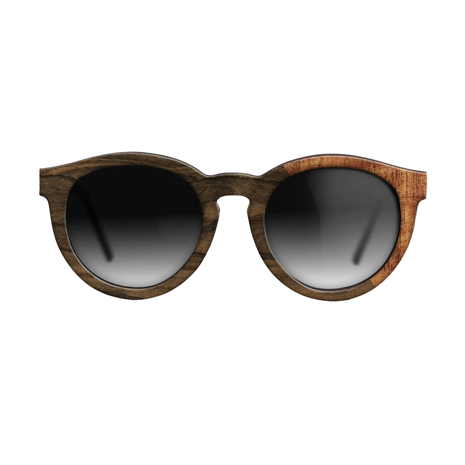 Ziricote Dark Quartered,Fumed Oak,Walnut: Straight Grain,Koa,Walnut Burl: Bauhaus - The Rebel - Round - SIRIS wood optic