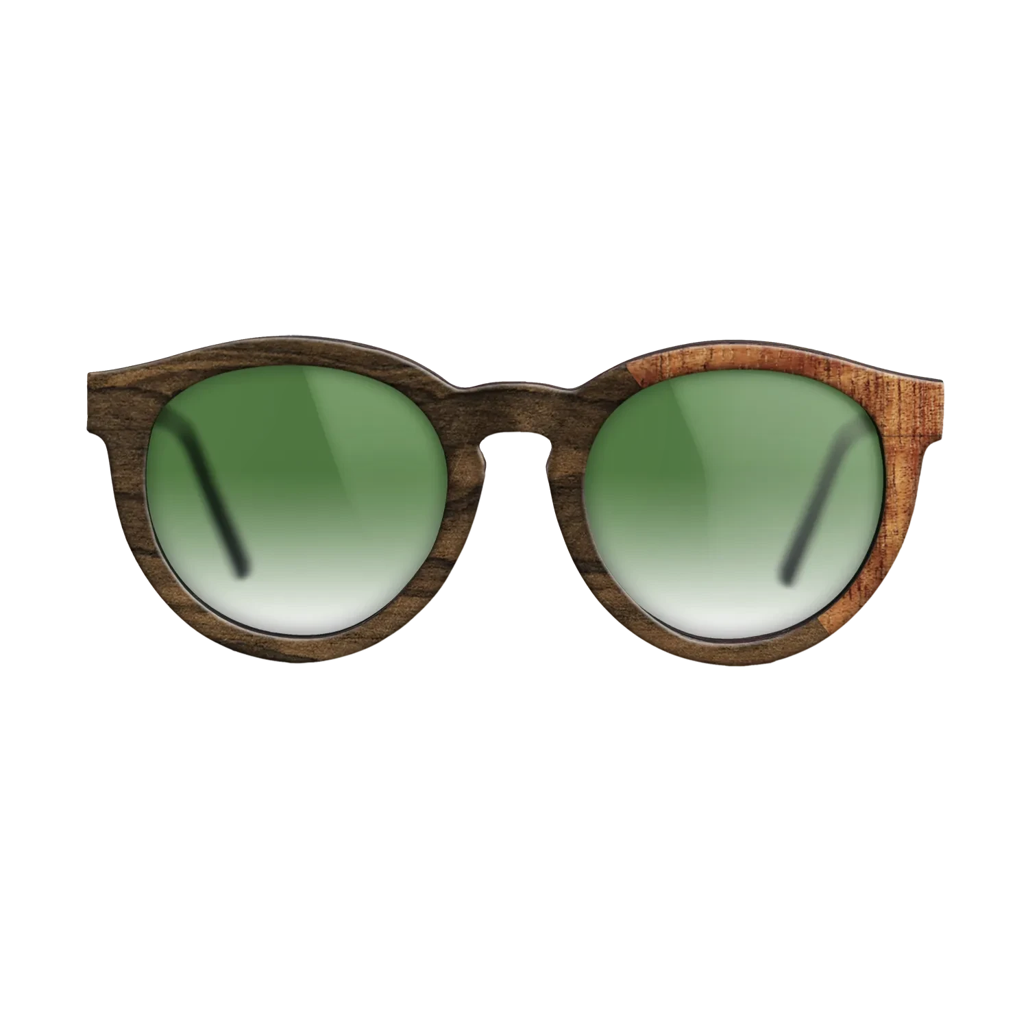 Ziricote Dark Quartered,Fumed Oak,Walnut: Straight Grain,Koa,Walnut Burl: Bauhaus - The Rebel - Round - SIRIS wood optic