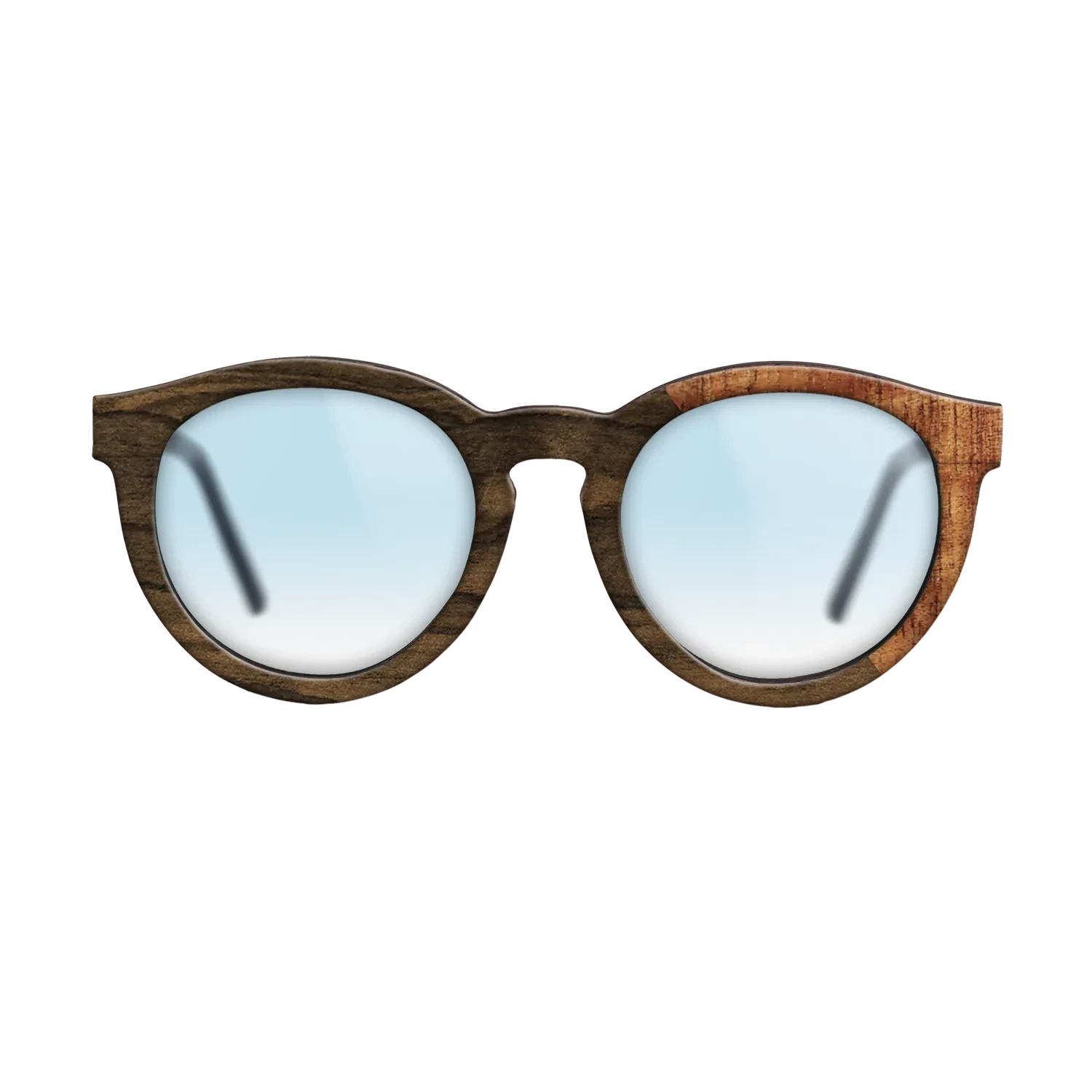 Ziricote Dark Quartered,Fumed Oak,Walnut: Straight Grain,Koa,Walnut Burl: Bauhaus - The Rebel - Round - SIRIS wood optic
