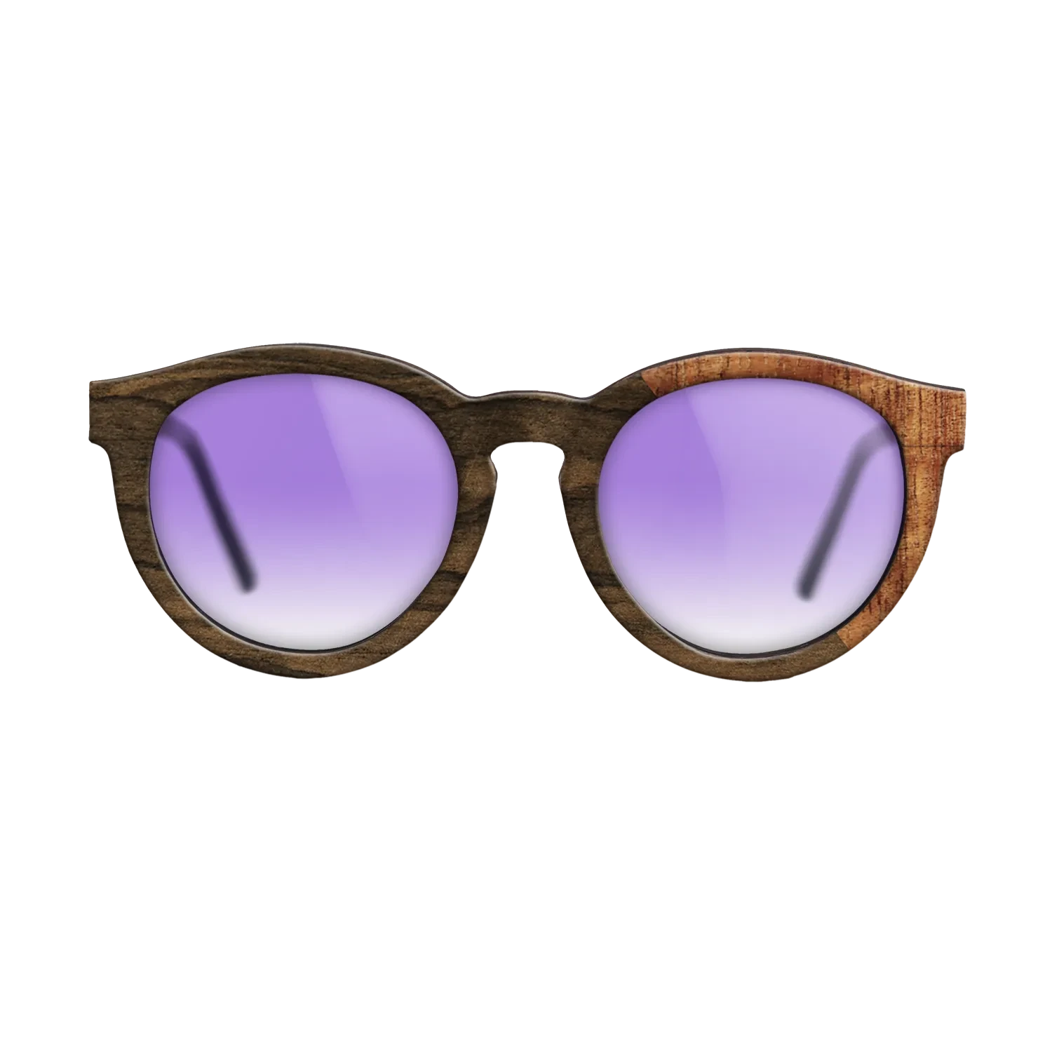 Ziricote Dark Quartered,Fumed Oak,Walnut: Straight Grain,Koa,Walnut Burl: Bauhaus - The Rebel - Round - SIRIS wood optic