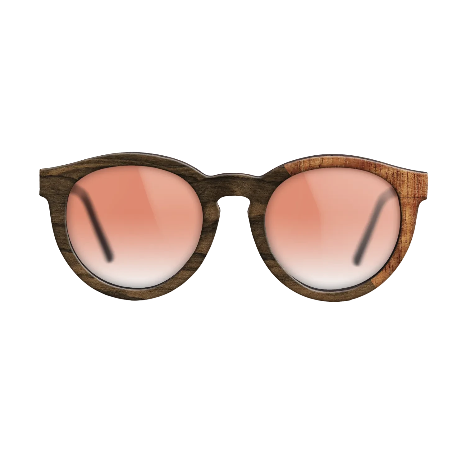Ziricote Dark Quartered,Fumed Oak,Walnut: Straight Grain,Koa,Walnut Burl: Bauhaus - The Rebel - Round - SIRIS wood optic