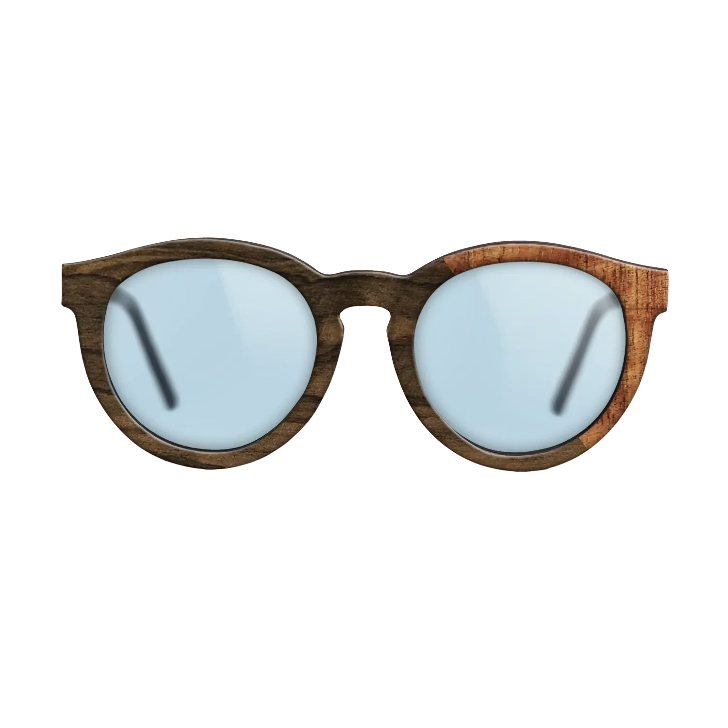 Ziricote Dark Quartered,Fumed Oak,Walnut: Straight Grain,Koa,Walnut Burl: Bauhaus - The Rebel - Round - SIRIS wood optic