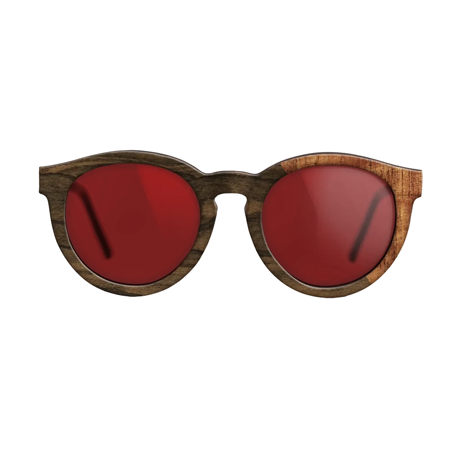 Ziricote Dark Quartered,Fumed Oak,Walnut: Straight Grain,Koa,Walnut Burl: Bauhaus - The Rebel - Round - SIRIS wood optic