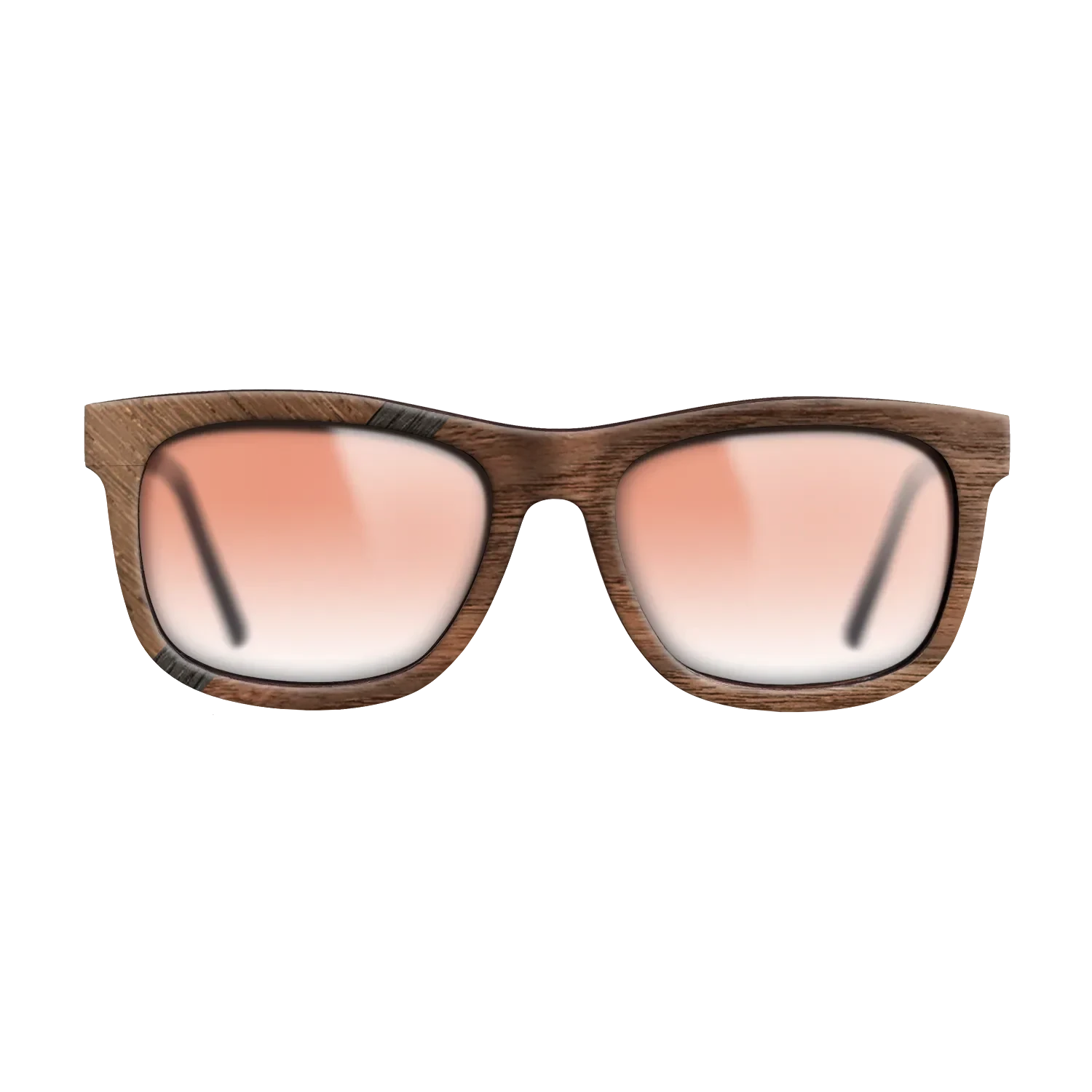 Wenge,Fumed Oak,Walnut: Straight Grain,Walnut Claro Dark: Angle Cut - The Hero - Square - SIRIS wood optic