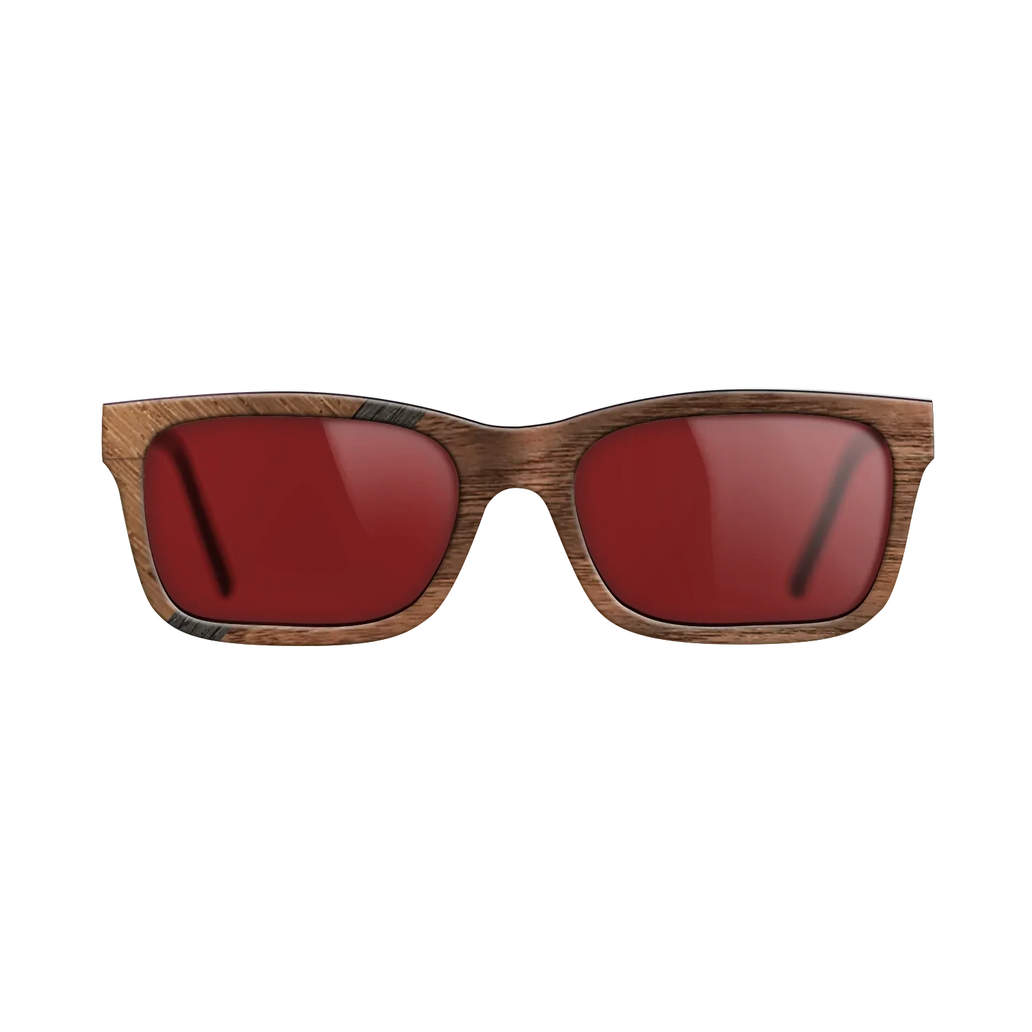 Wenge,Fumed Oak,Walnut: Straight Grain,Walnut Claro Dark: Angle Cut - The Sage - Rectangle - SIRIS wood optic