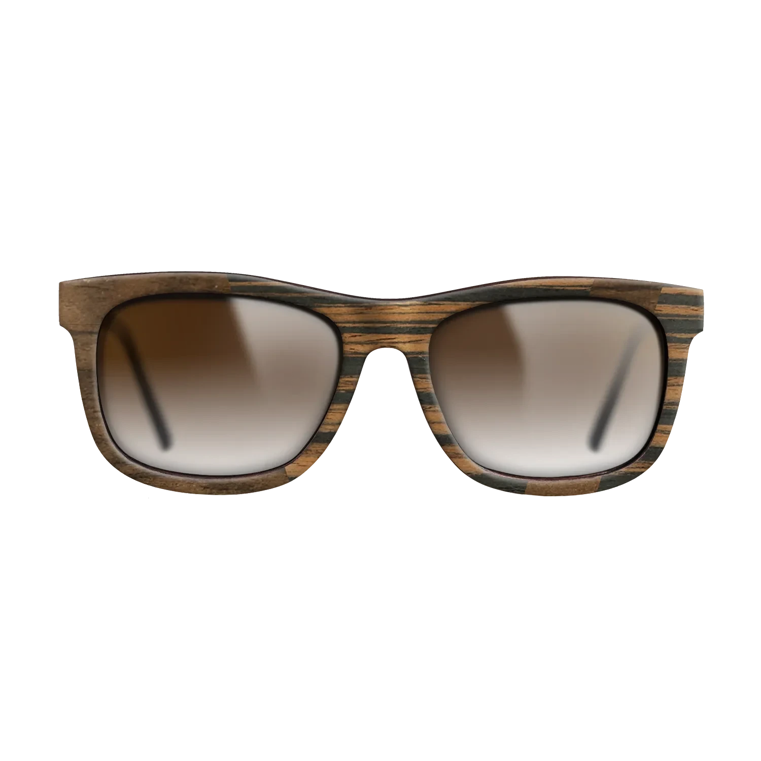 Ziricote Dark Quartered,Italian Ebony: Angle Cut - The Hero - Square - SIRIS wood optic