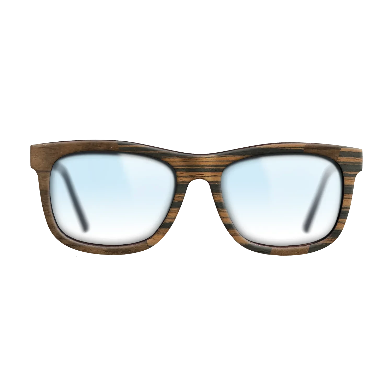 Ziricote Dark Quartered,Italian Ebony: Angle Cut - The Hero - Square - SIRIS wood optic