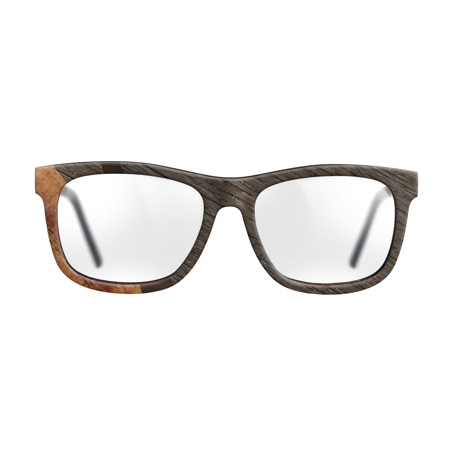 Ziricote Dark Quartered,Fumed Oak,Koa: Wedge - The Hero - Square - SIRIS wood optic