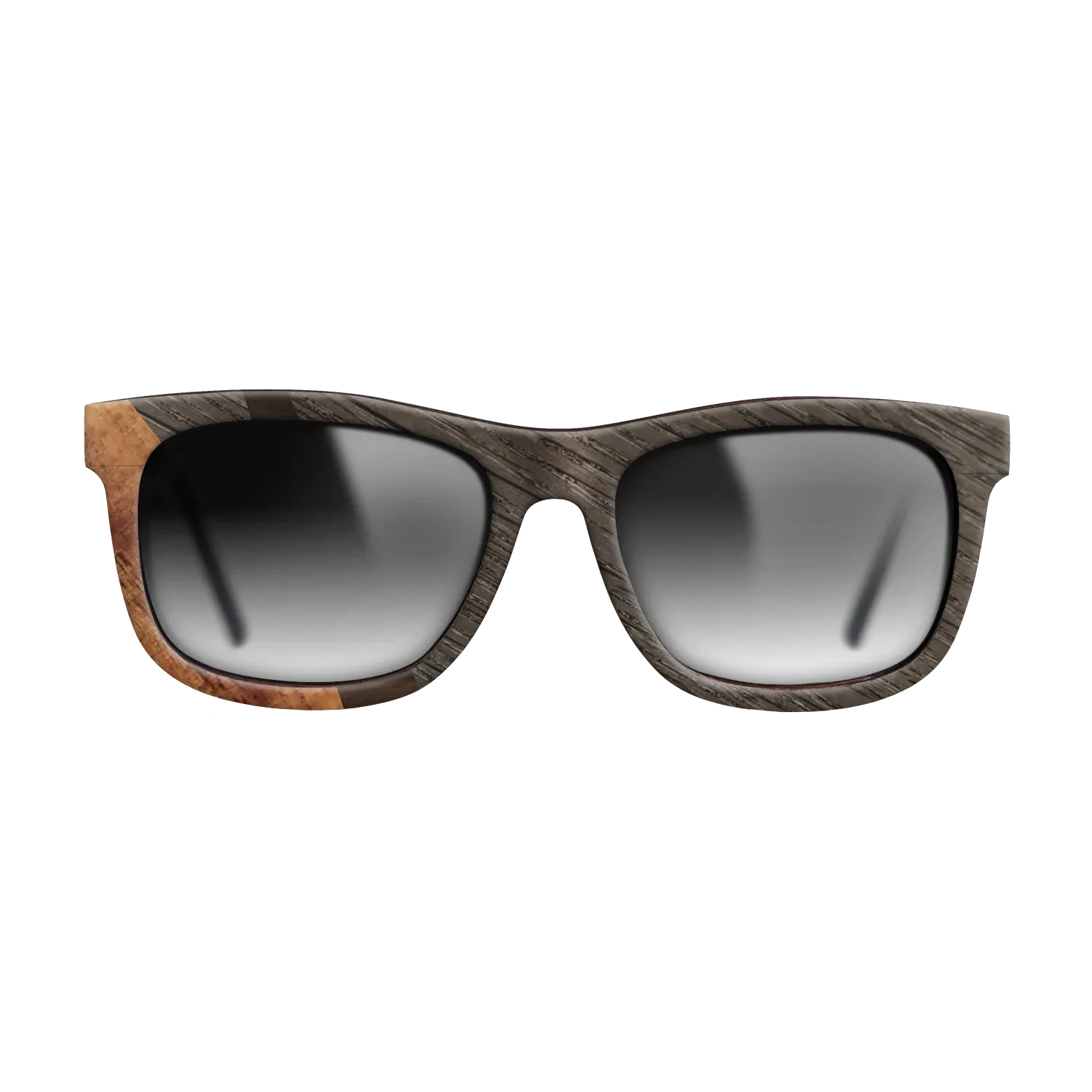 Ziricote Dark Quartered,Fumed Oak,Koa: Wedge - The Hero - Square - SIRIS wood optic