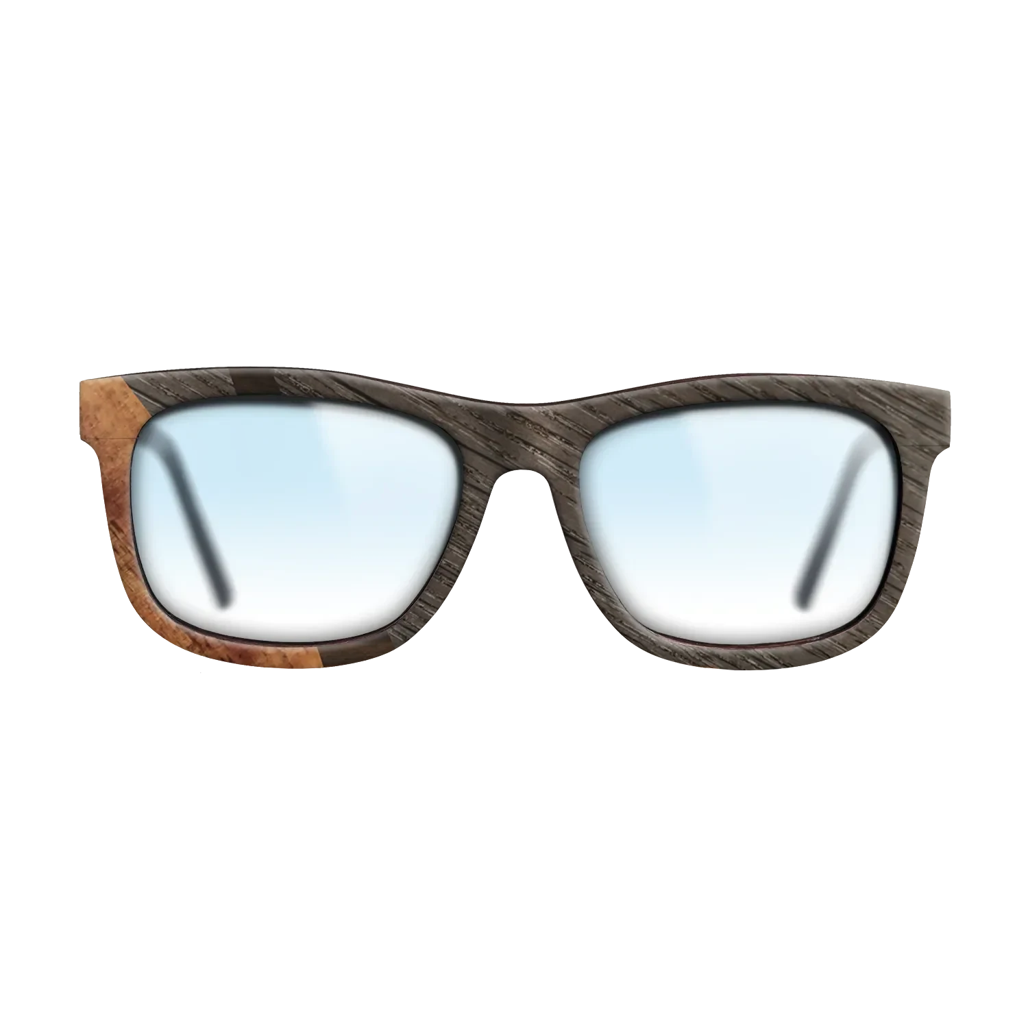 Ziricote Dark Quartered,Fumed Oak,Koa: Wedge - The Hero - Square - SIRIS wood optic