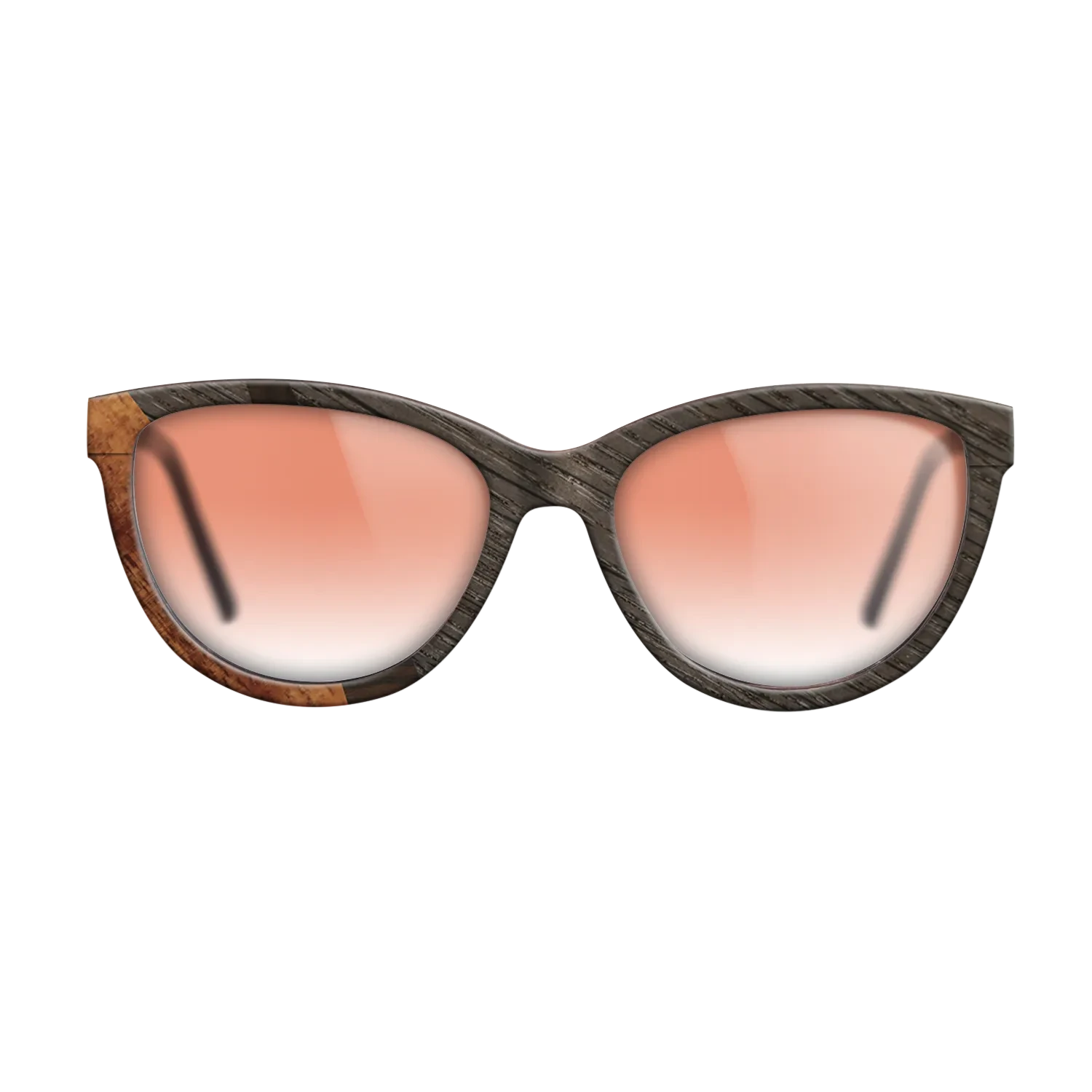 Ziricote Dark Quartered,Fumed Oak,Koa: Wedge - The Maiden - Cat - SIRIS wood optic