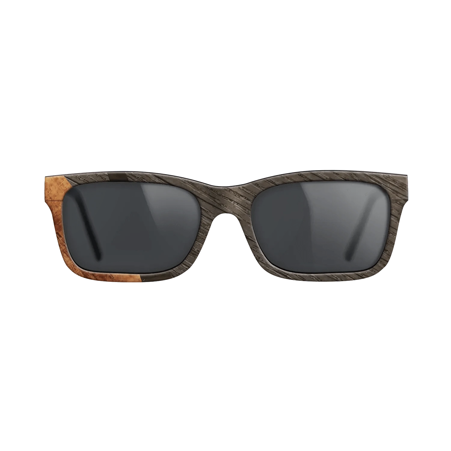 Ziricote Dark Quartered,Fumed Oak,Koa: Wedge - The Sage - Rectangle - SIRIS wood optic