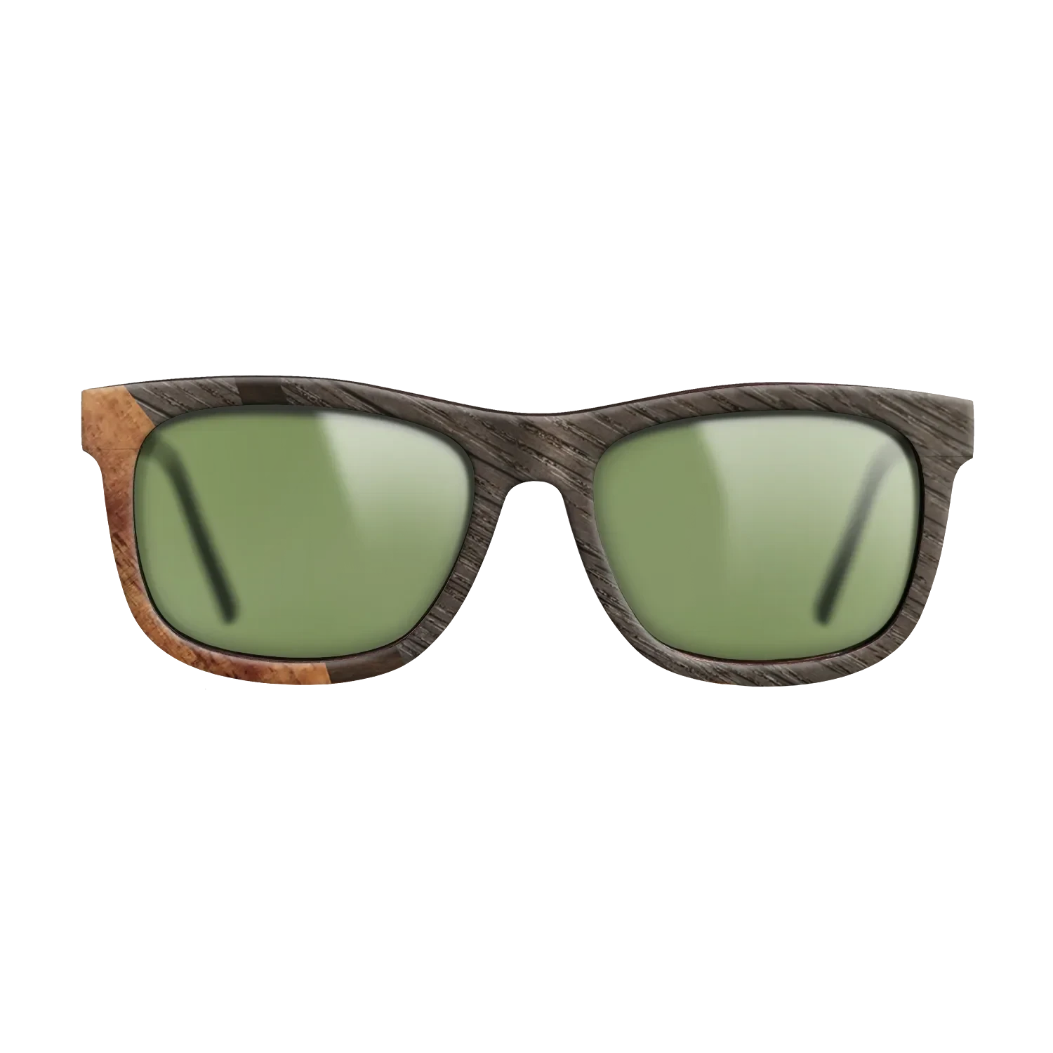 Ziricote Dark Quartered,Fumed Oak,Koa: Wedge - The Hero - Square - SIRIS wood optic