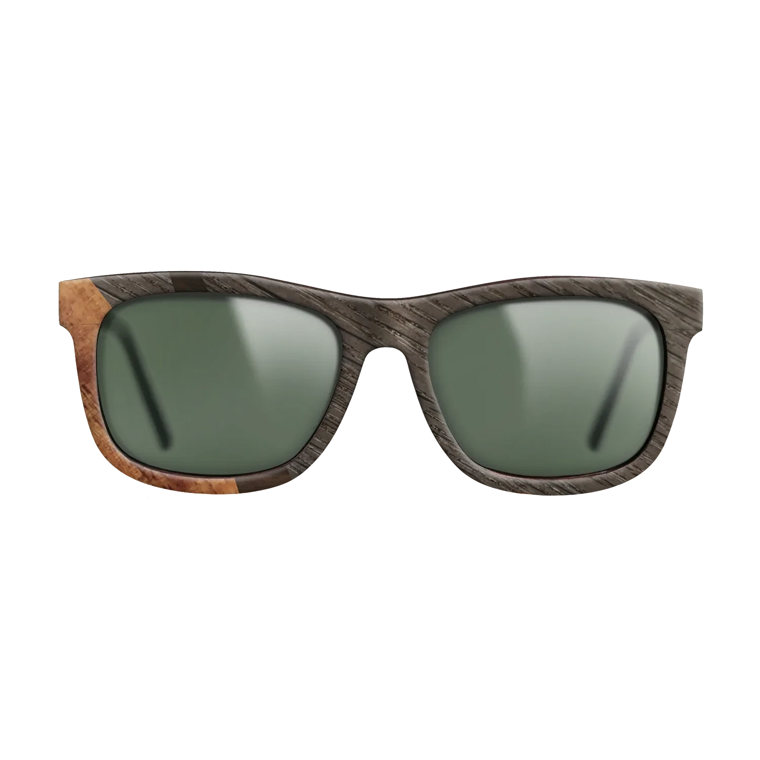 Ziricote Dark Quartered,Fumed Oak,Koa: Wedge - The Hero - Square - SIRIS wood optic