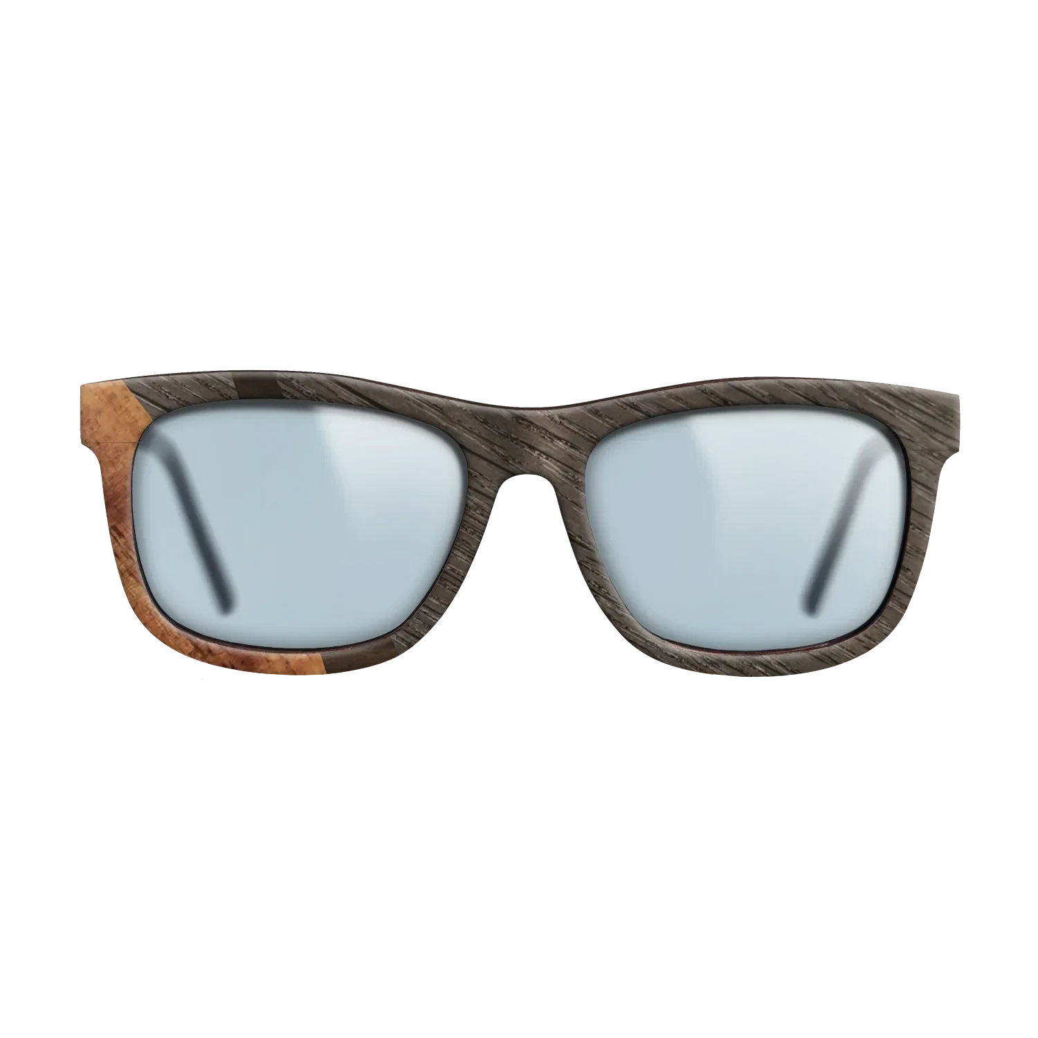 Ziricote Dark Quartered,Fumed Oak,Koa: Wedge - The Hero - Square - SIRIS wood optic