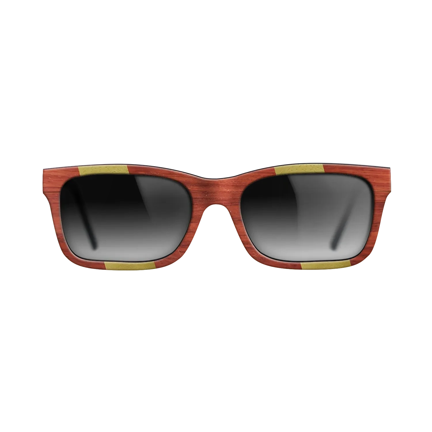 Poplar Dyed: Red,Poplar Dyed: Yellow: Angle Cut - The Sage - Rectangle - SIRIS wood optic