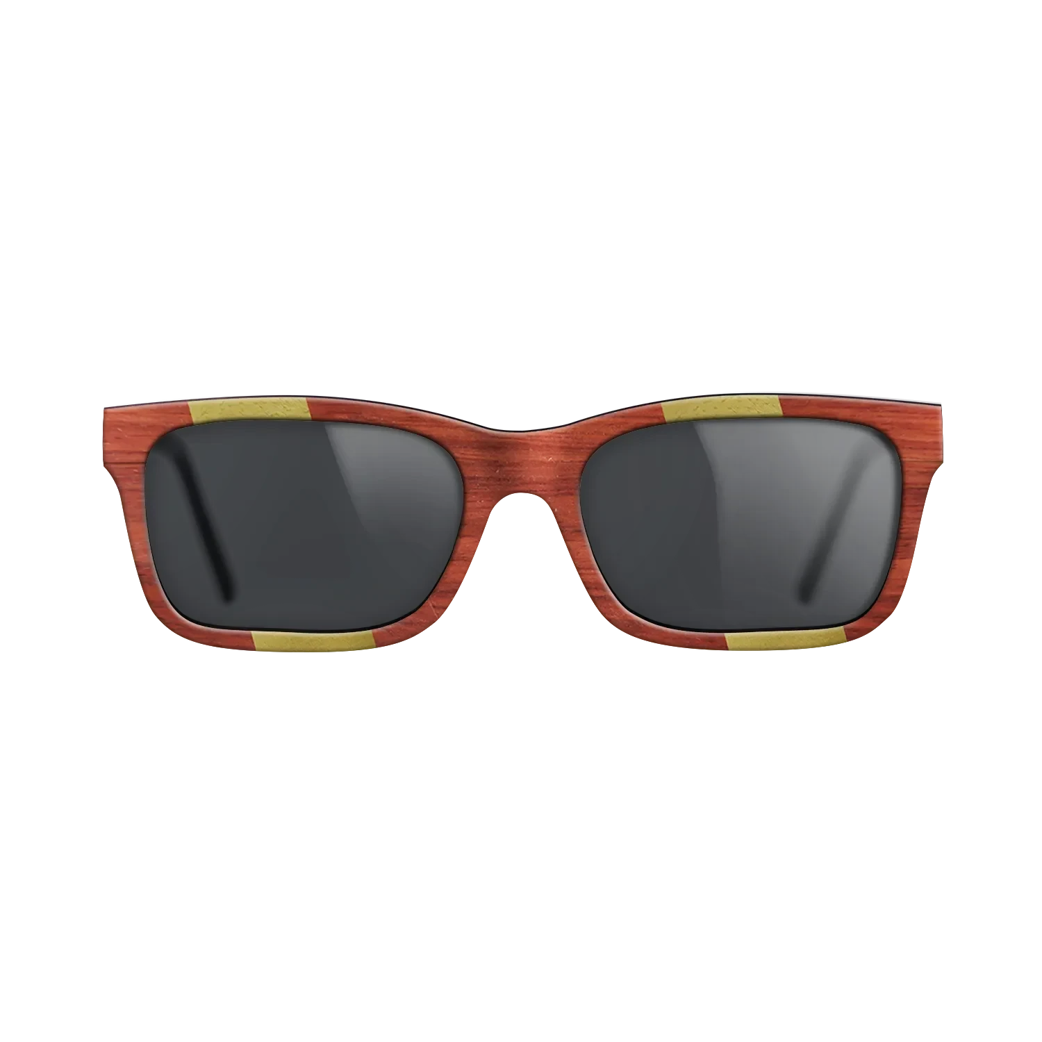 Poplar Dyed: Red,Poplar Dyed: Yellow: Angle Cut - The Sage - Rectangle - SIRIS wood optic