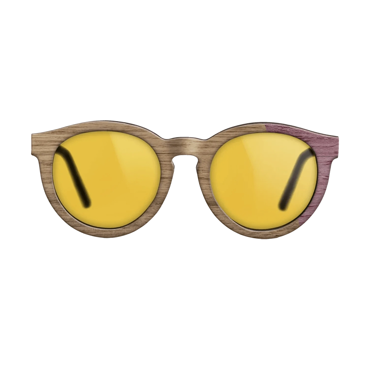 Walnut Angle Purple Poplar - The Rebel - Round - 2098  - Chroma - SIRIS wood optic