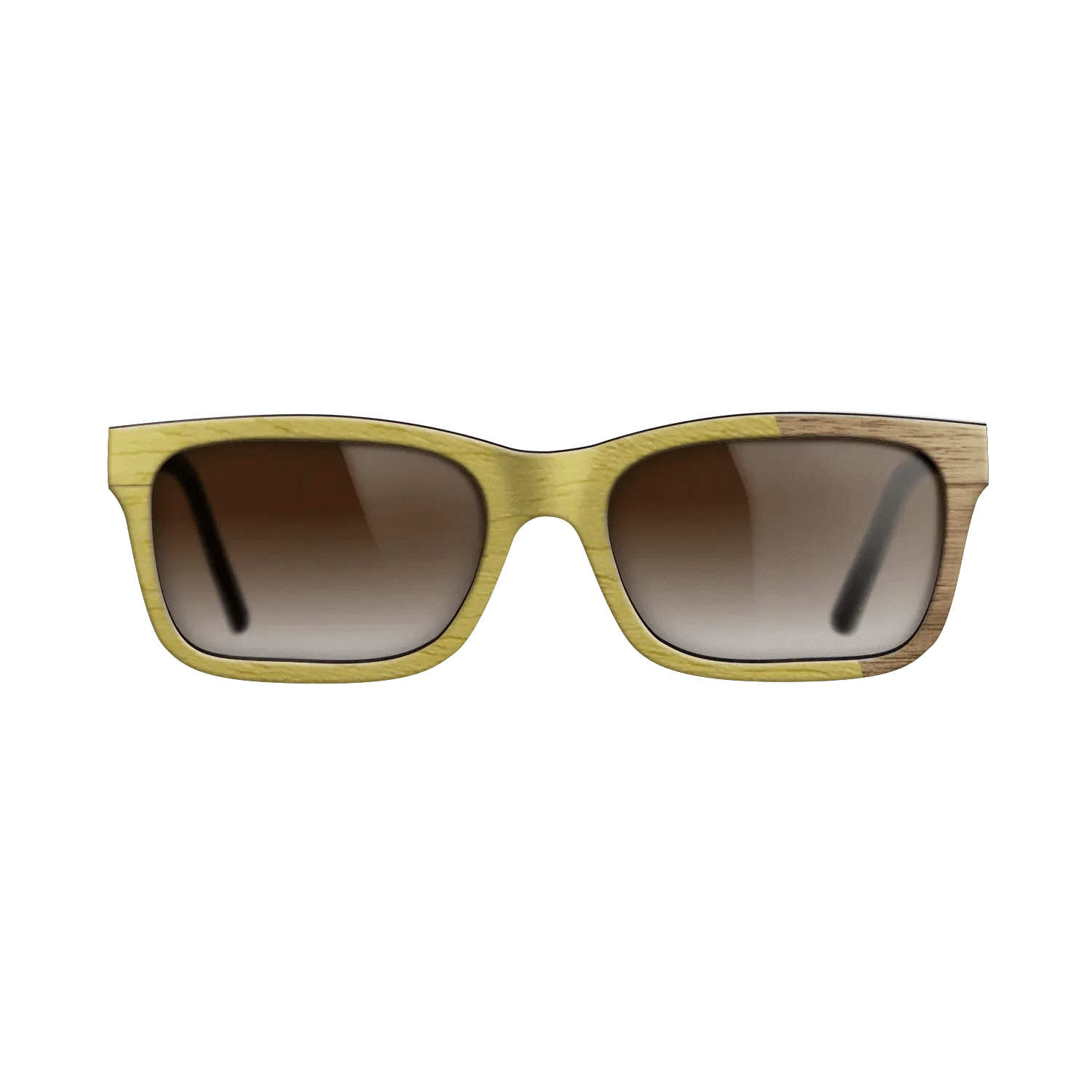 Yellow Poplar Angled Walnut - The Sage - Rectangle - 2106  - Chroma - SIRIS wood optic