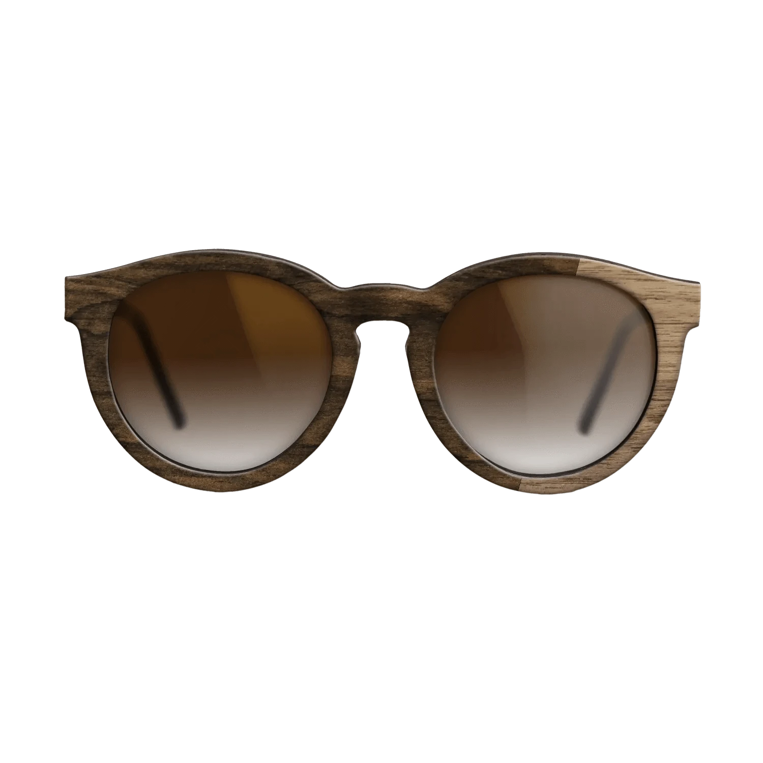 Walnut: Straight Grain,Ziricote Dark Quartered: Bauhaus - The Rebel - Round - 1200 - SIRIS wood optic